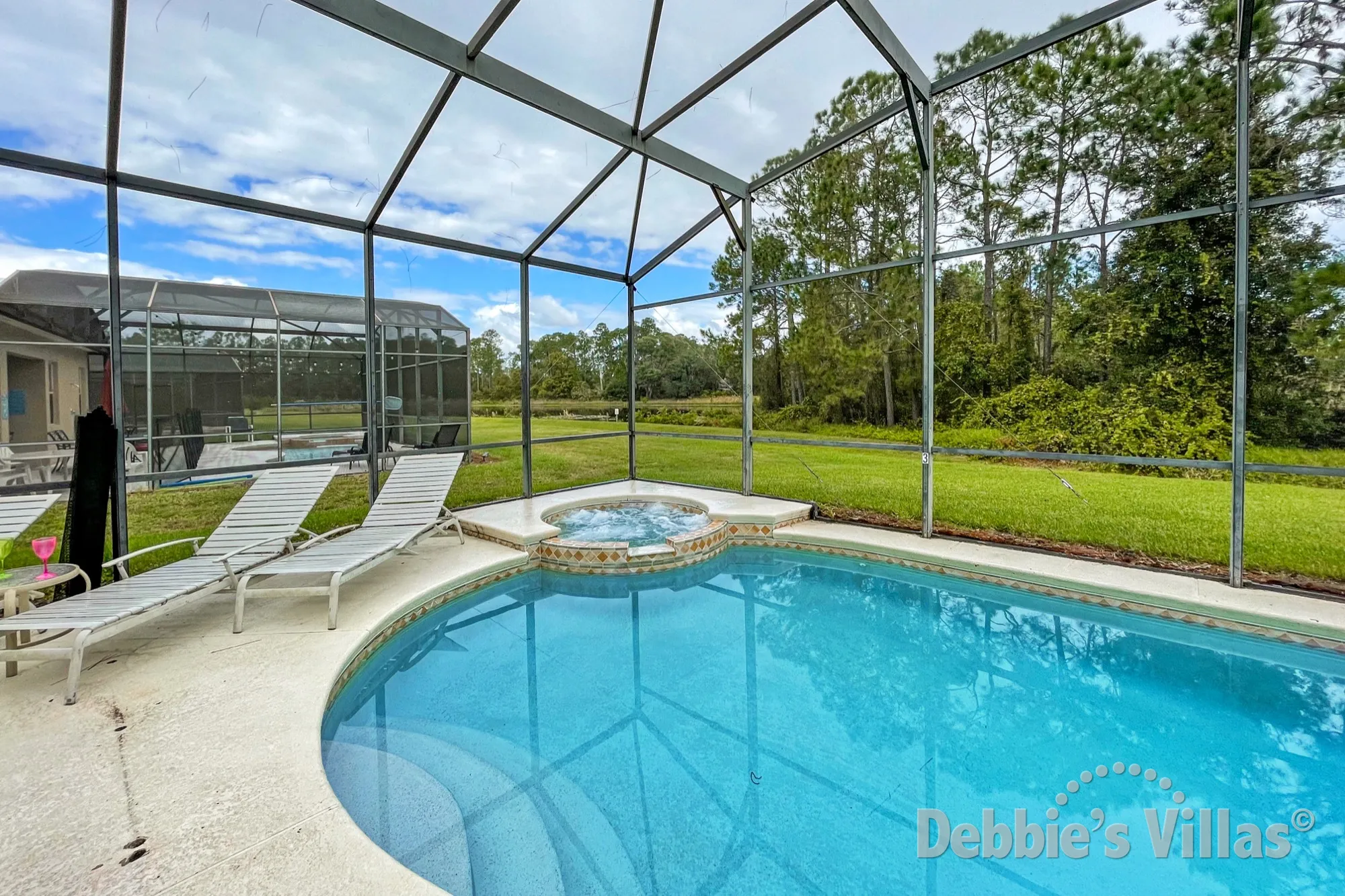 Scenic view from the private pool and spa of this Watersong villa in Davenport