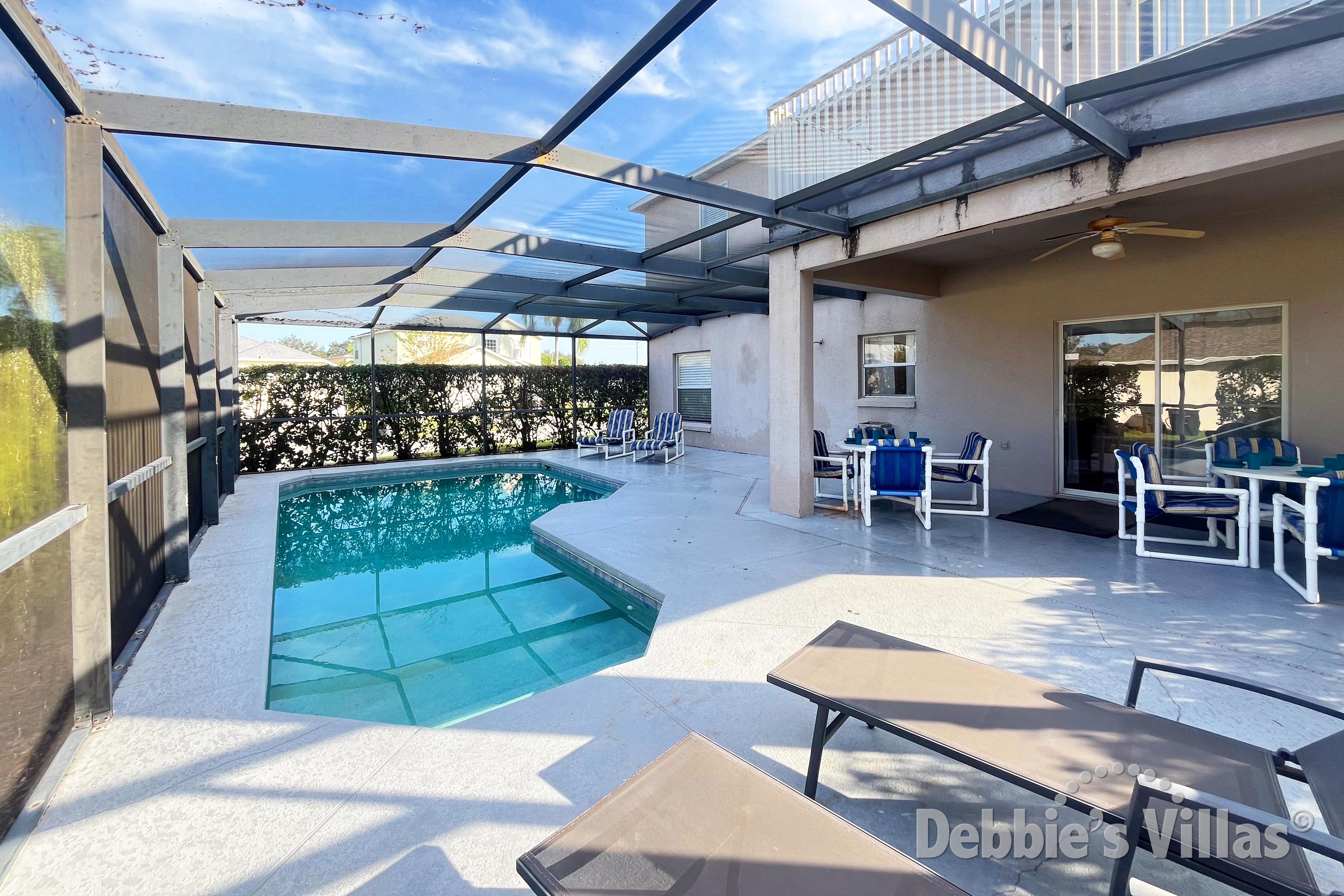 Teach the kids to swim in your very own private swimming pool