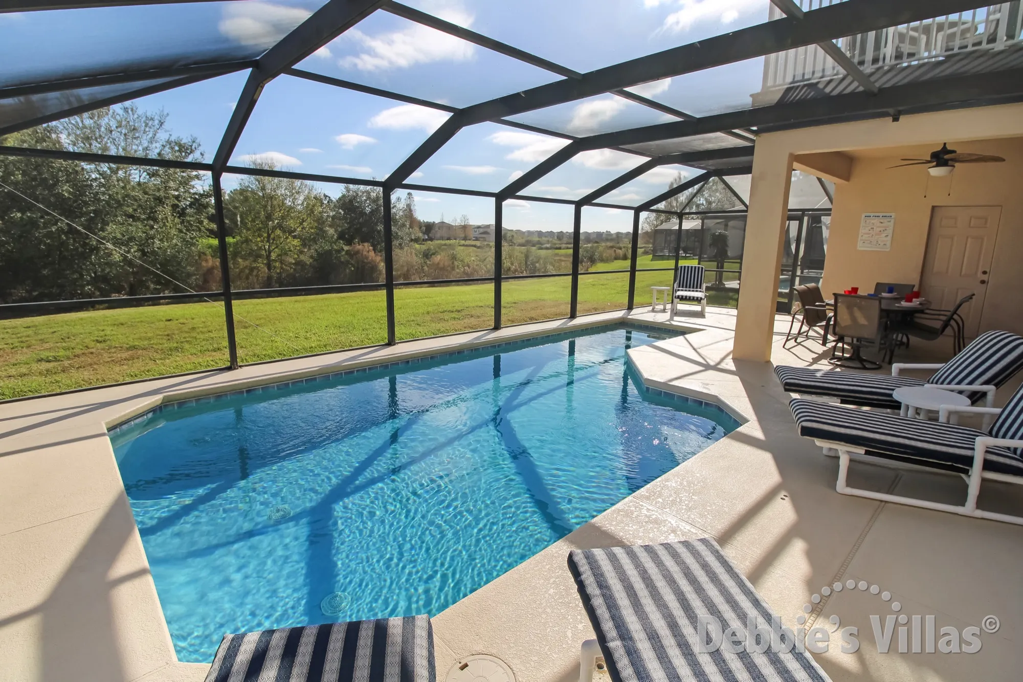 West Haven villa in Davenport with a scenic view from the large private pool