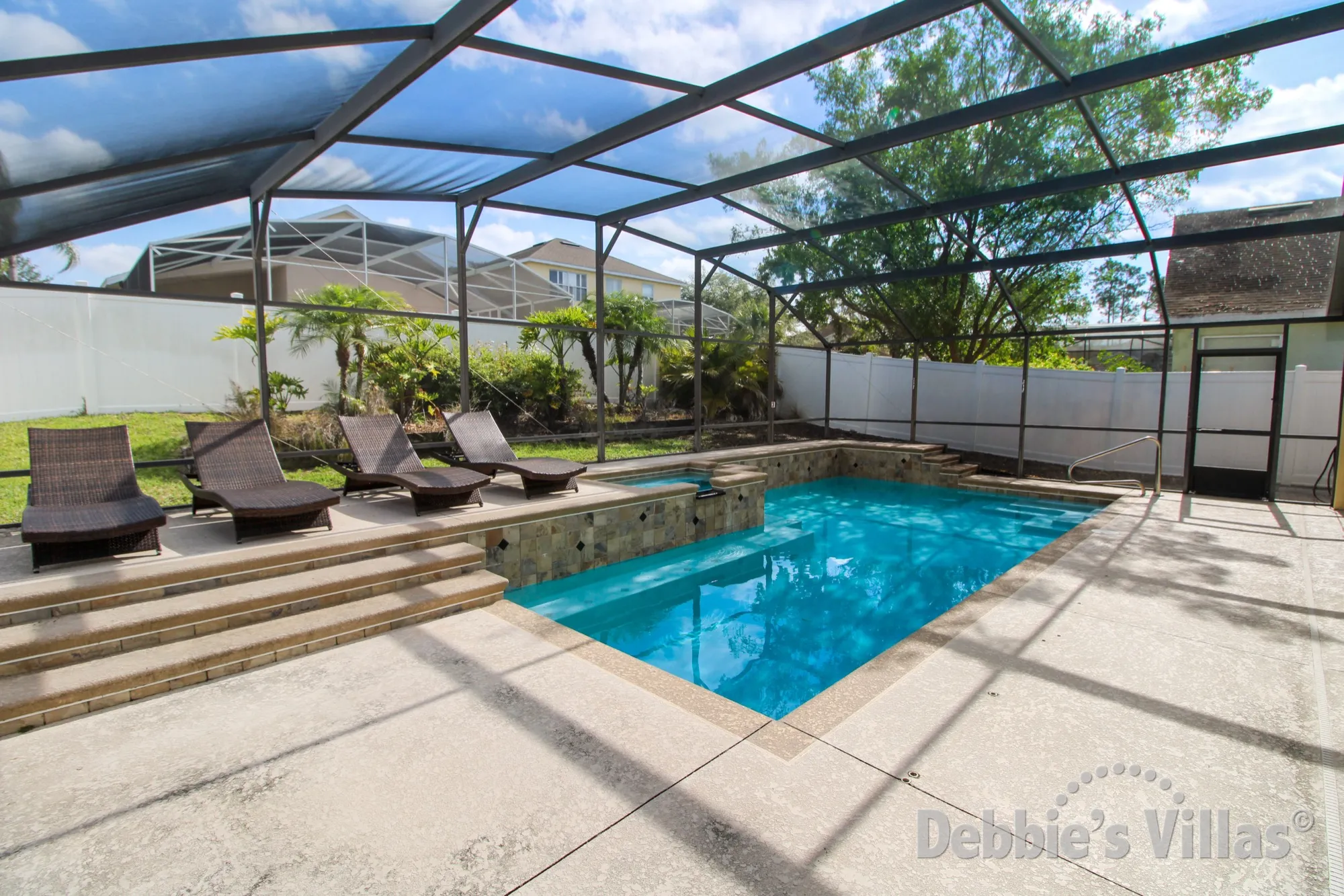 Highlands Reserve villa in Davenport with a secluded pool and spa