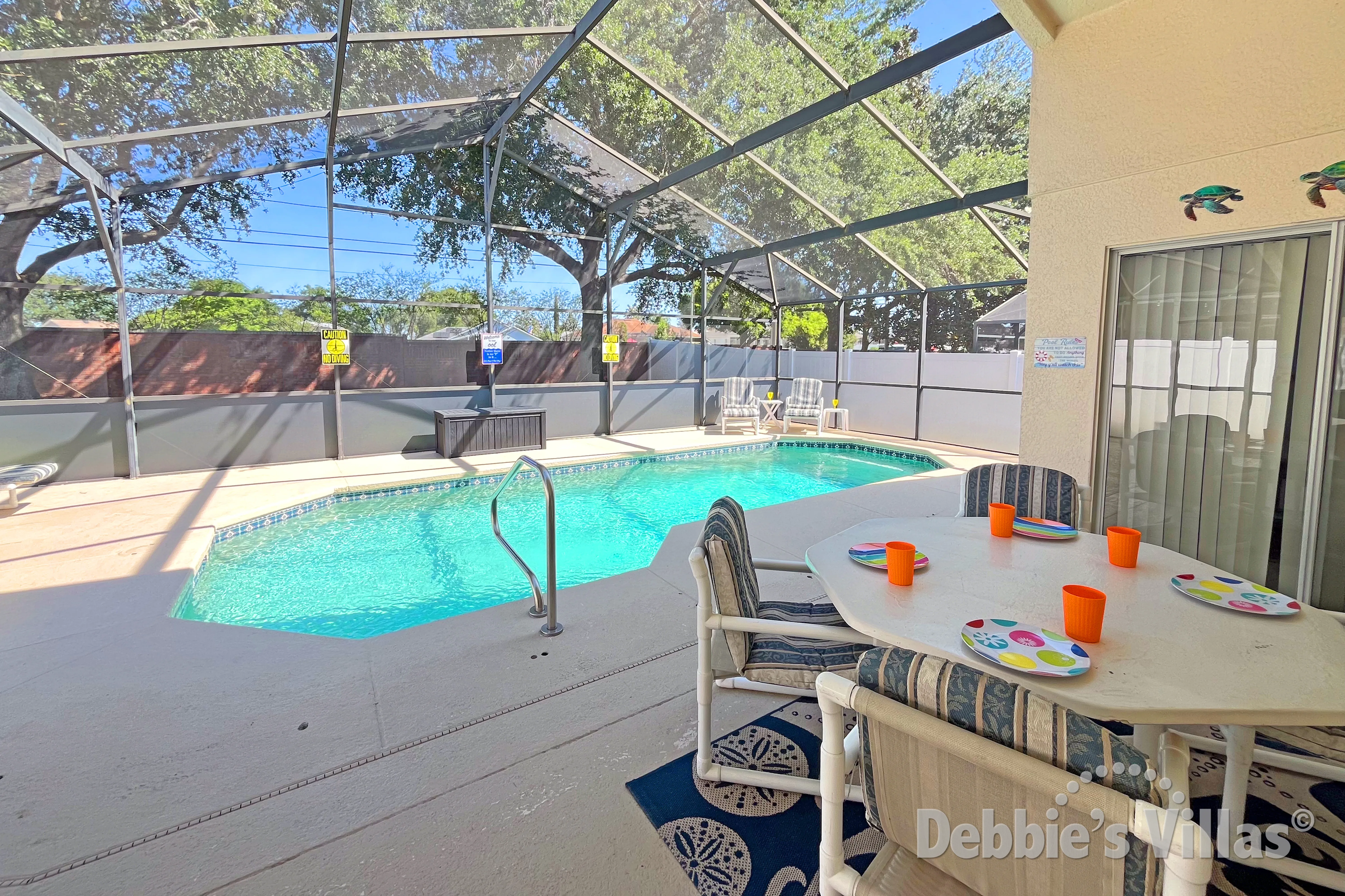 Private pool at this vacation villa on Sanctuary at West Haven in Davenport 