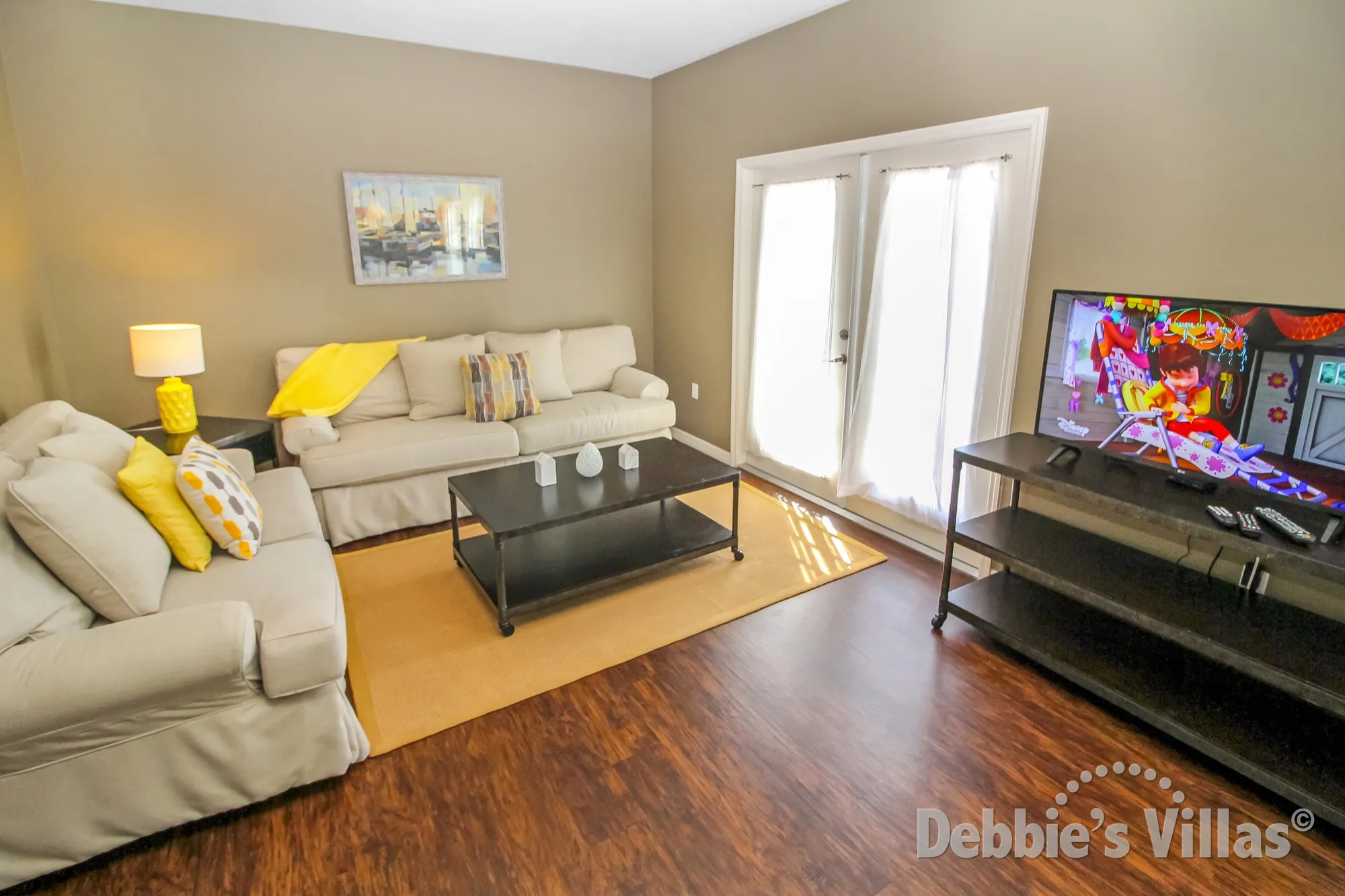 Flatscreen TV in the lounge