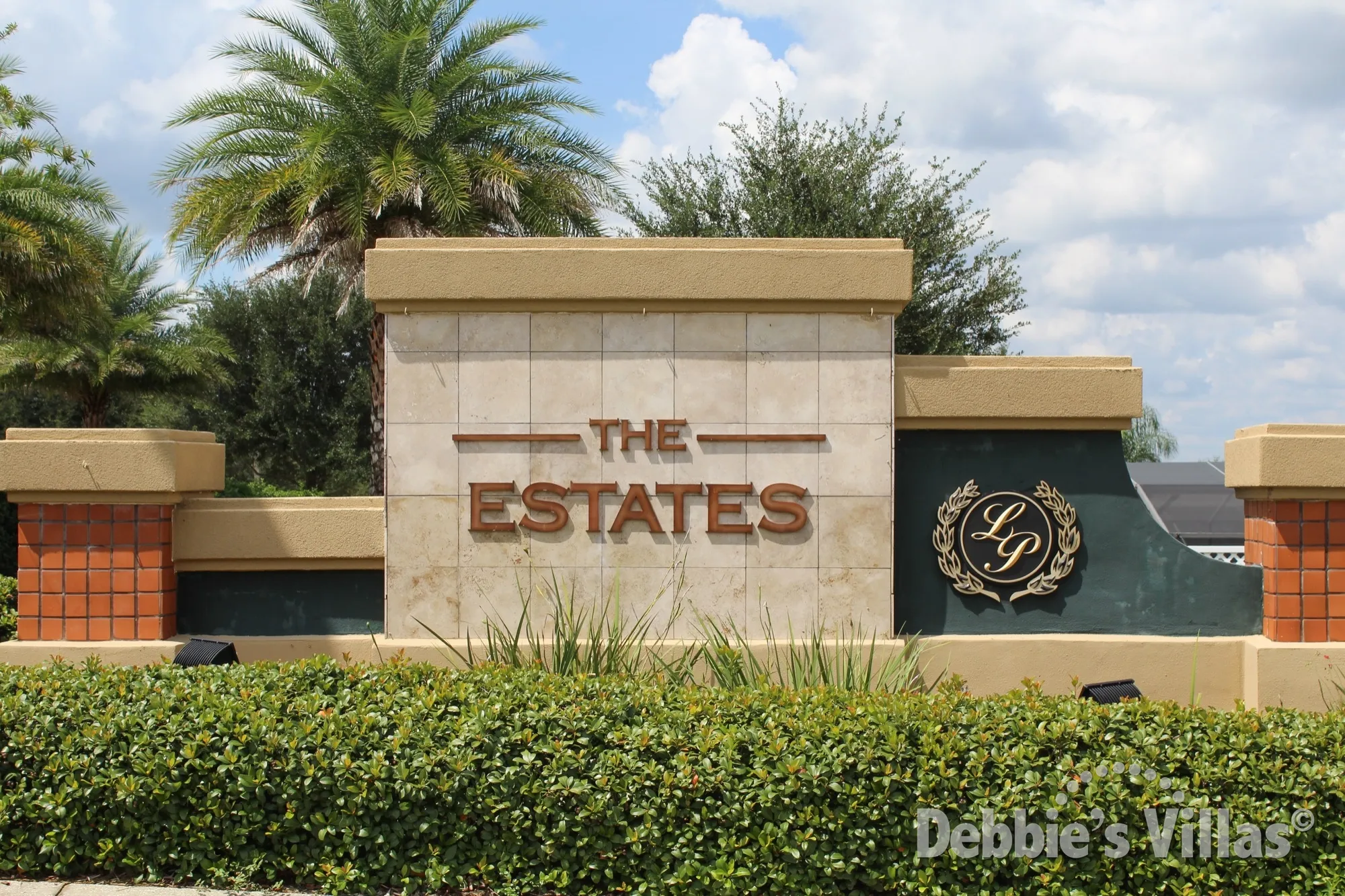 Entrance to The Estates, sub-community on Legacy Park