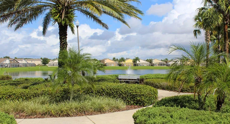A sunny villa community in Orlando