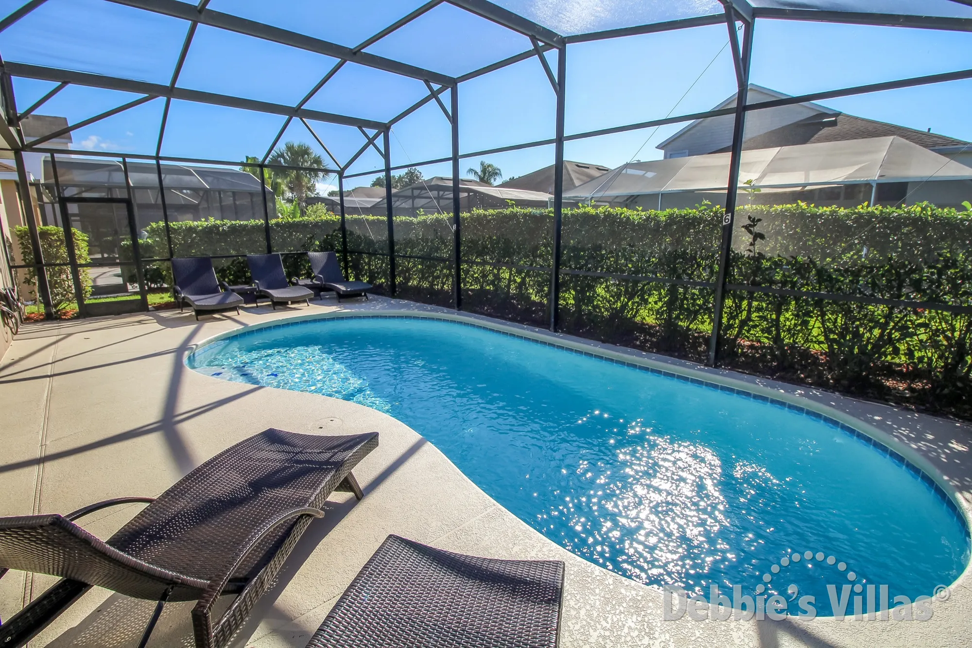 Villa on Windsor Palms in Kissimmee with a south-facing private pool