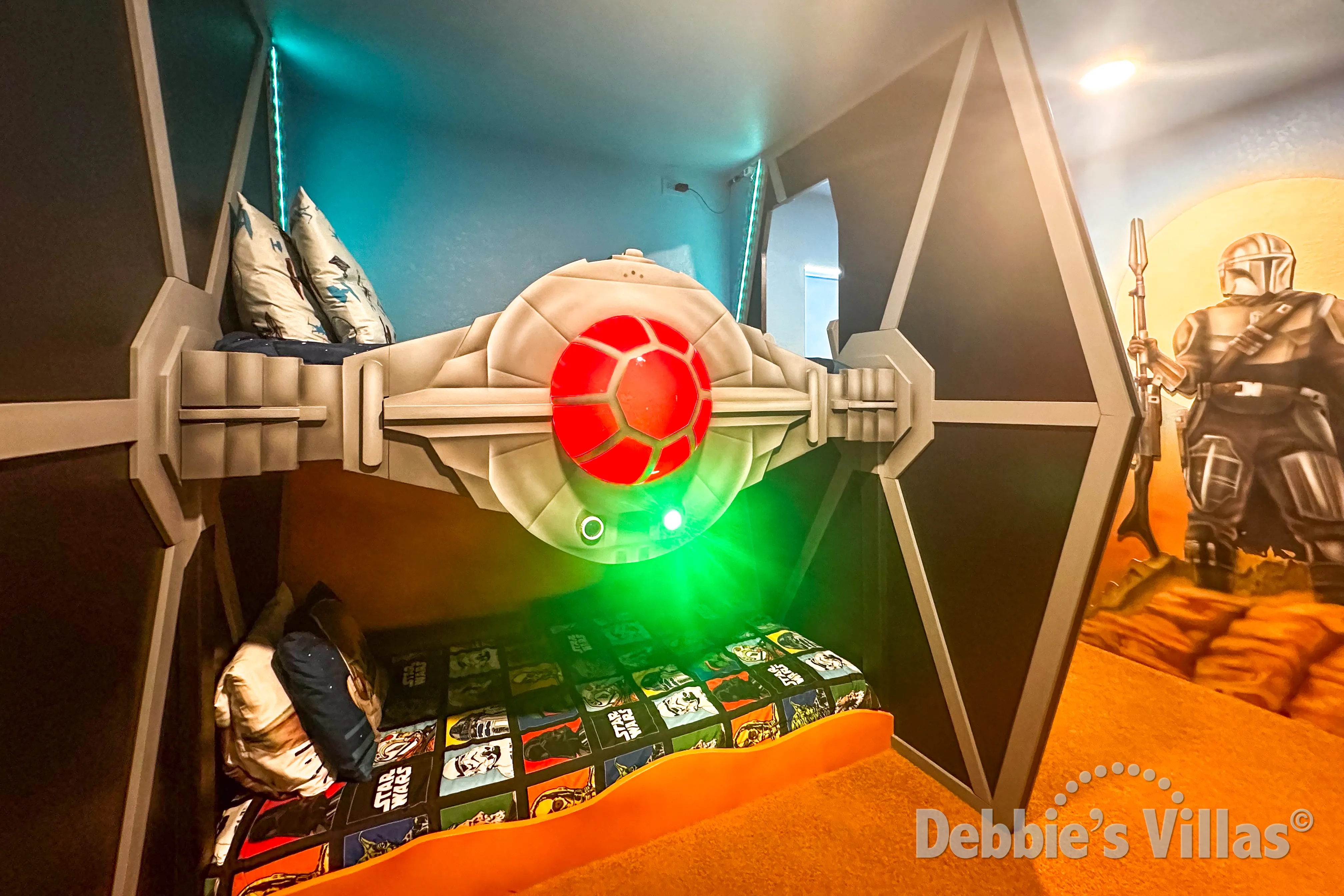 Star Wars-theme in Bedroom 5 with Bunk beds