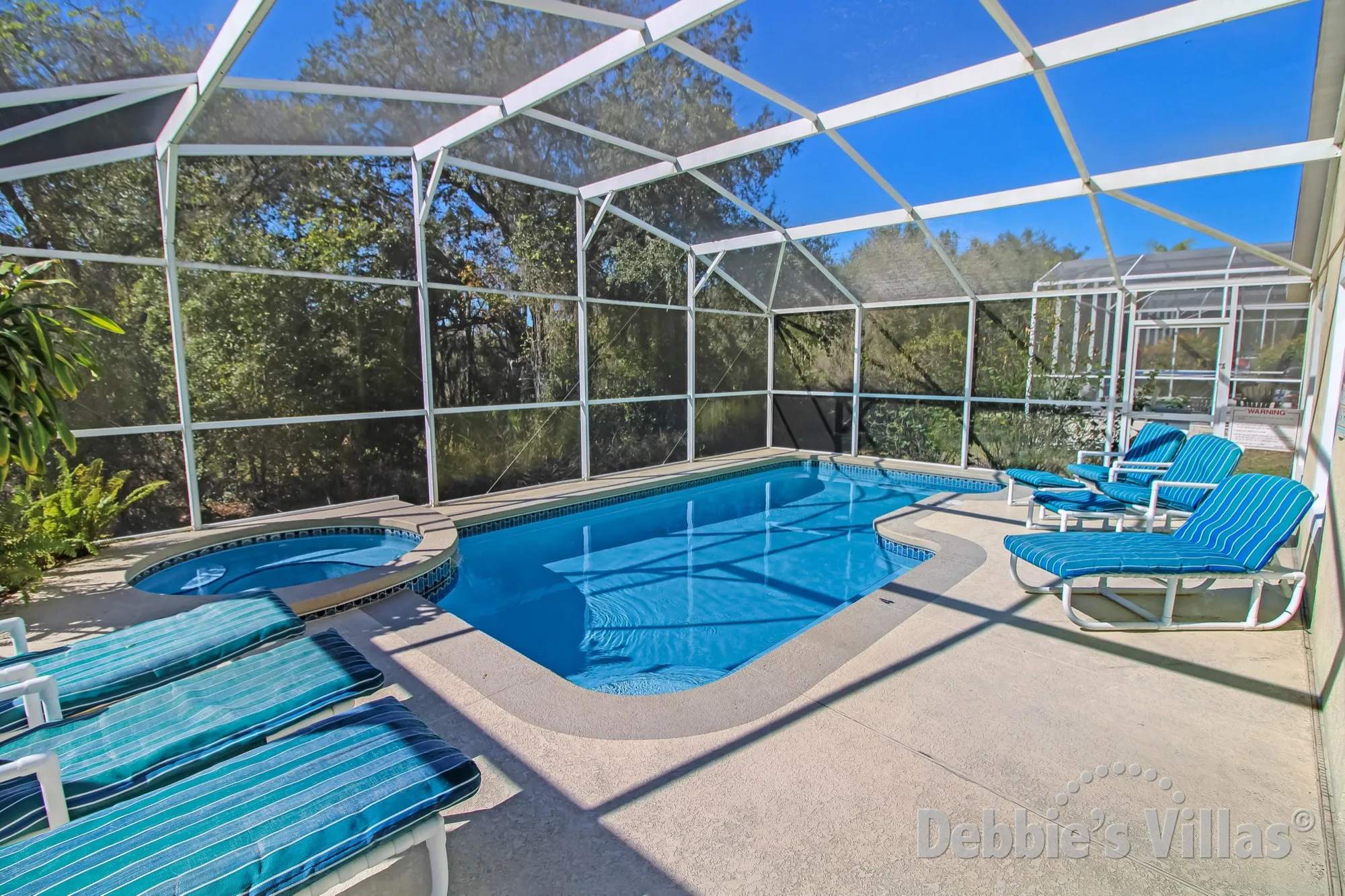 Highlands Reserve villa in Davenport with a west-facing private pool and spa