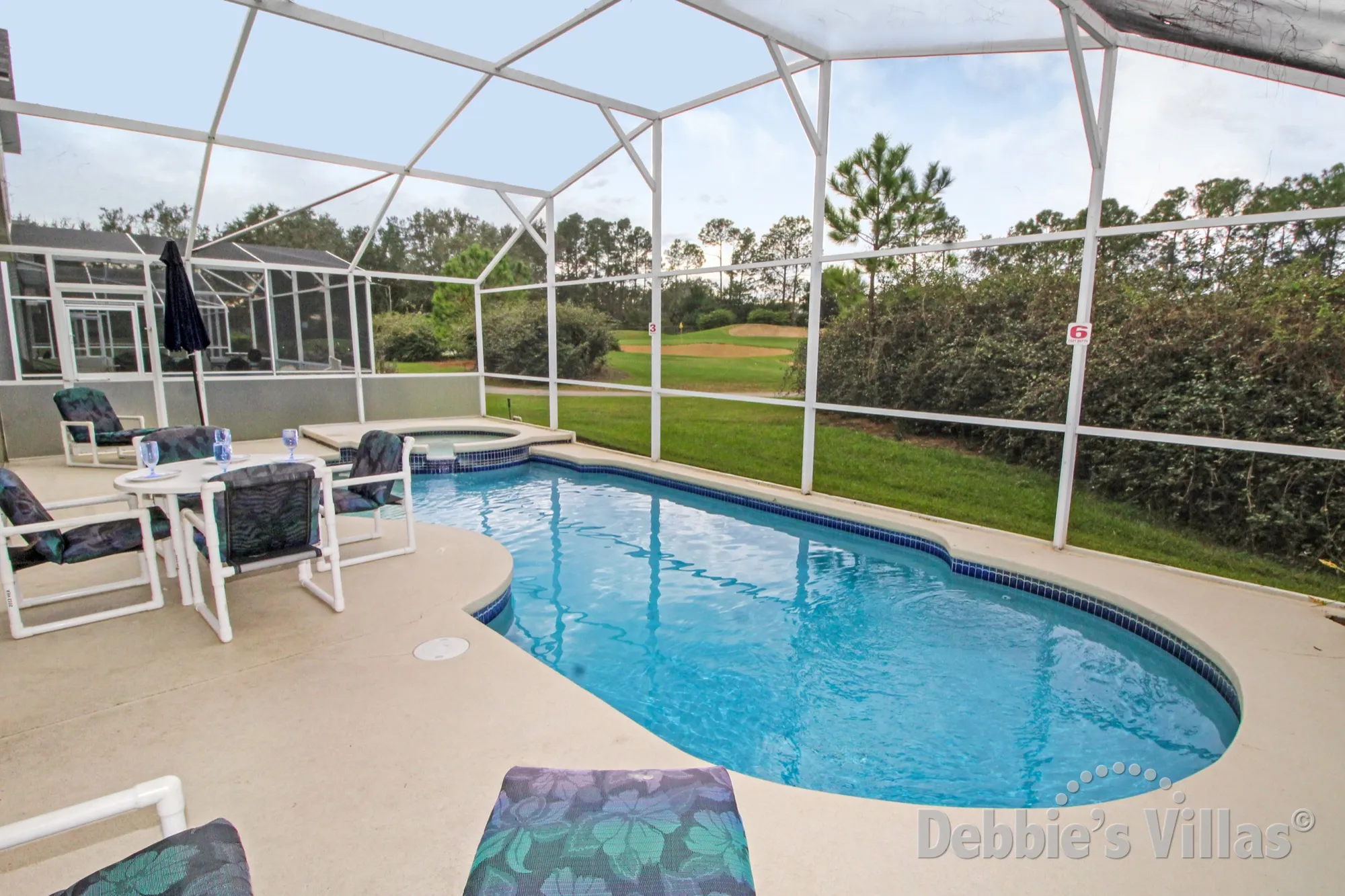 Southern Dunes villa with a west-facing private pool and spa