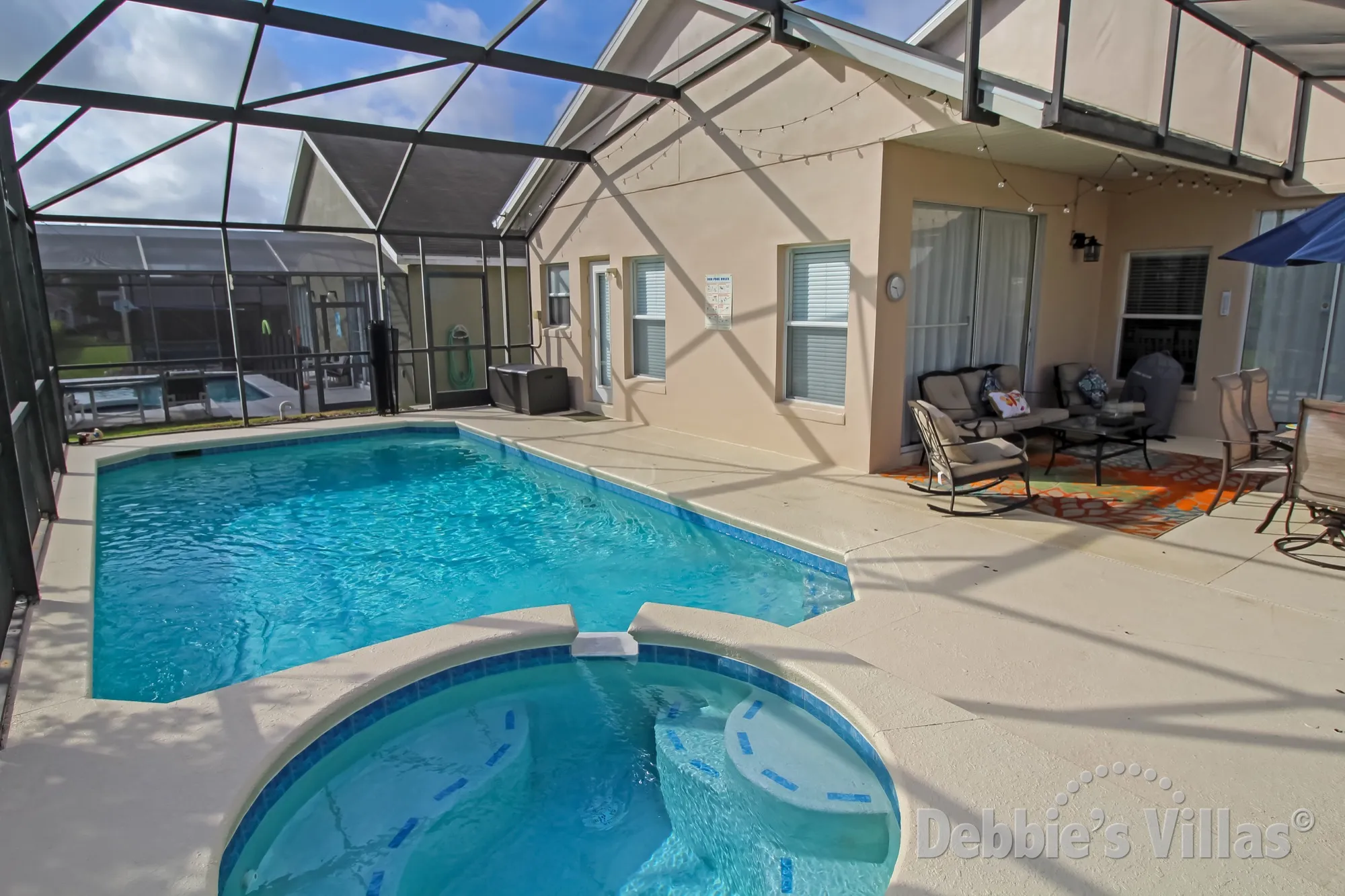 Glenbrook villa with a private pool and spa 