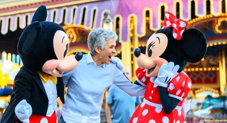 Nan meets mickey