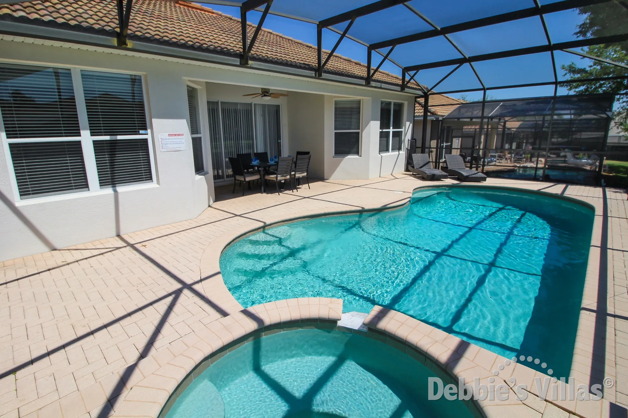 Windsor Hills villa with a south-facing private pool and spa