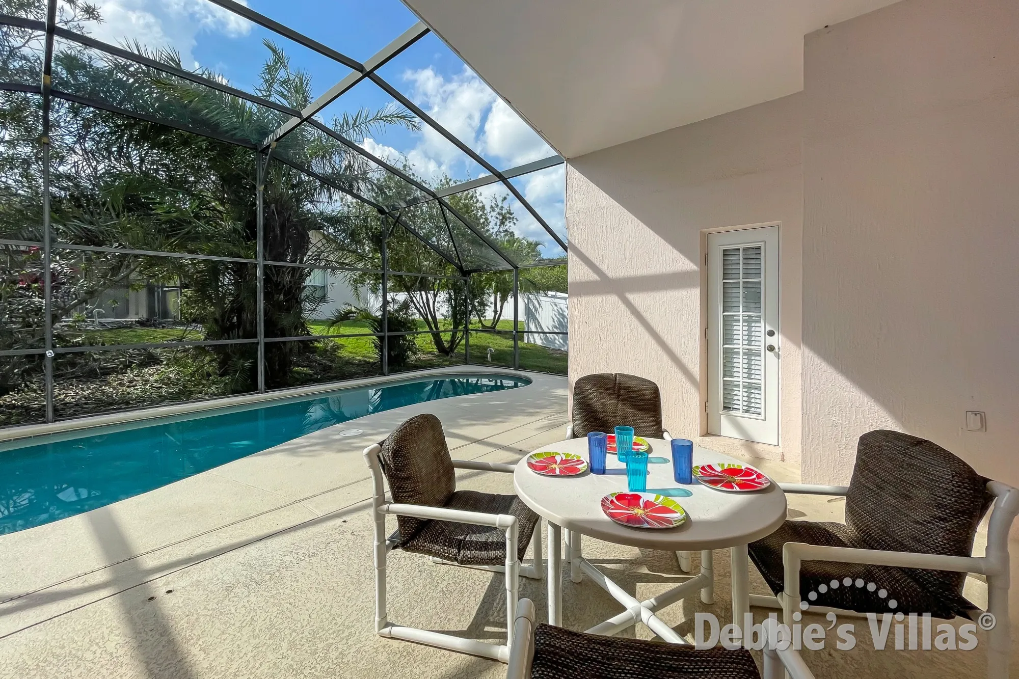 Enjoy snacks and drinks by the pool