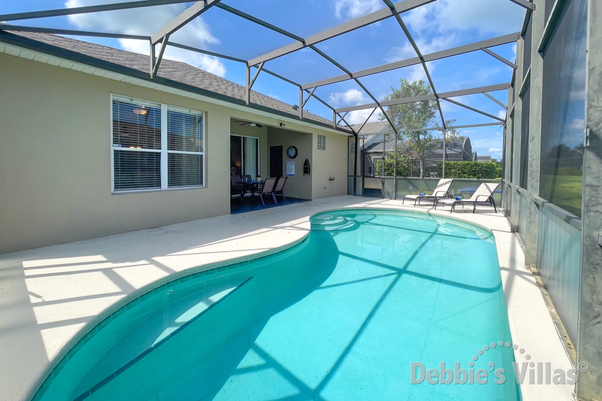 Private pool perfect for adults and kids alike to enjoy at this Windsor Palms vacation villa