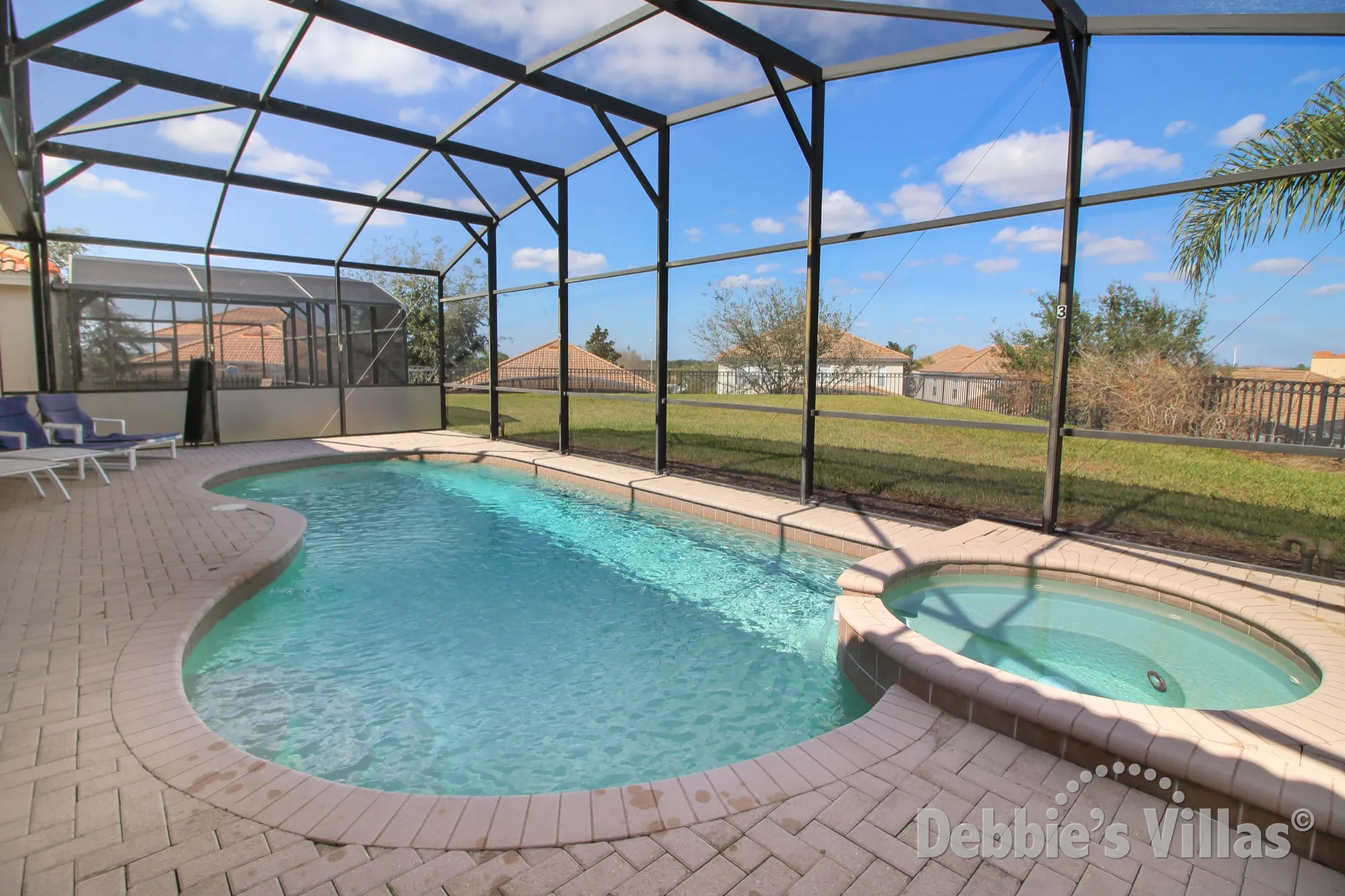 Make a splash in your private pool and spa on Windsor Hills