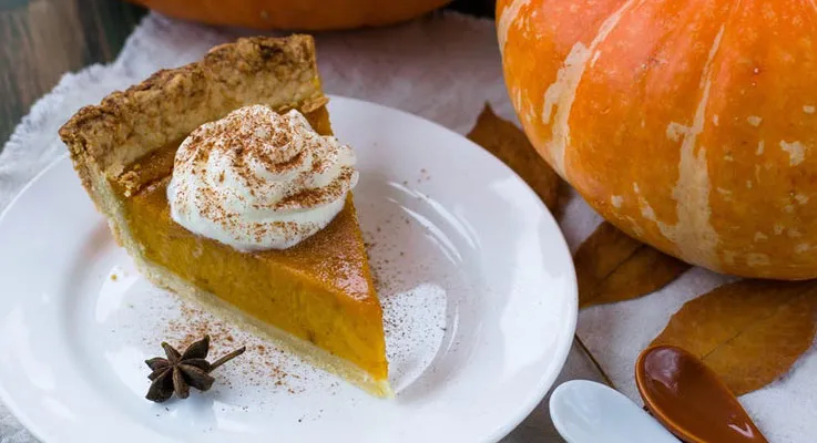 Thanksgiving pumpkin pie