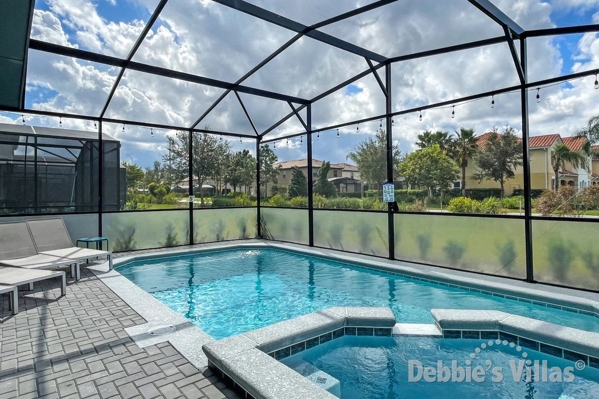 Solterra villa with a southwest-facing private pool and spa