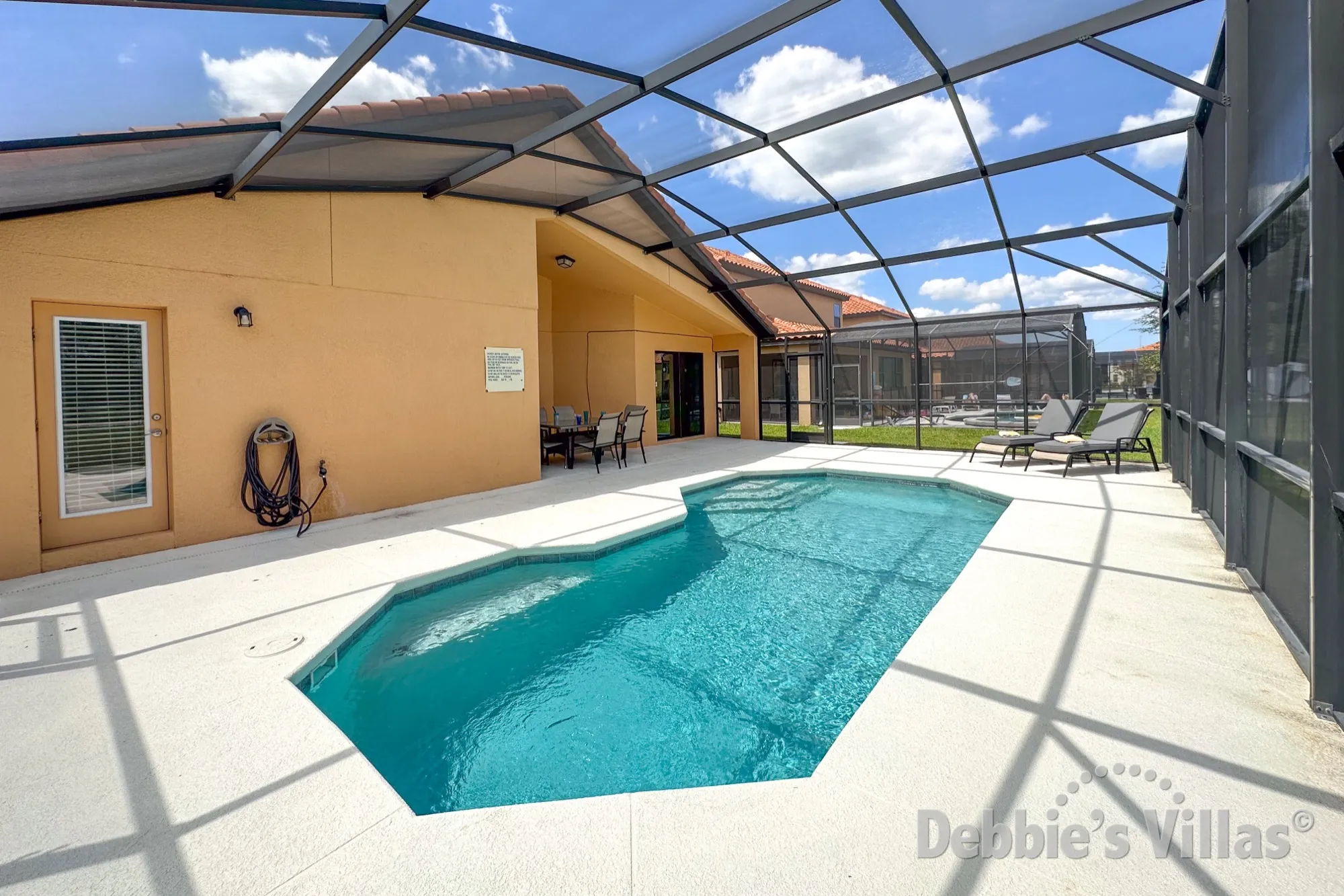 The pool deck is the perfect spot for a little rest and relaxation