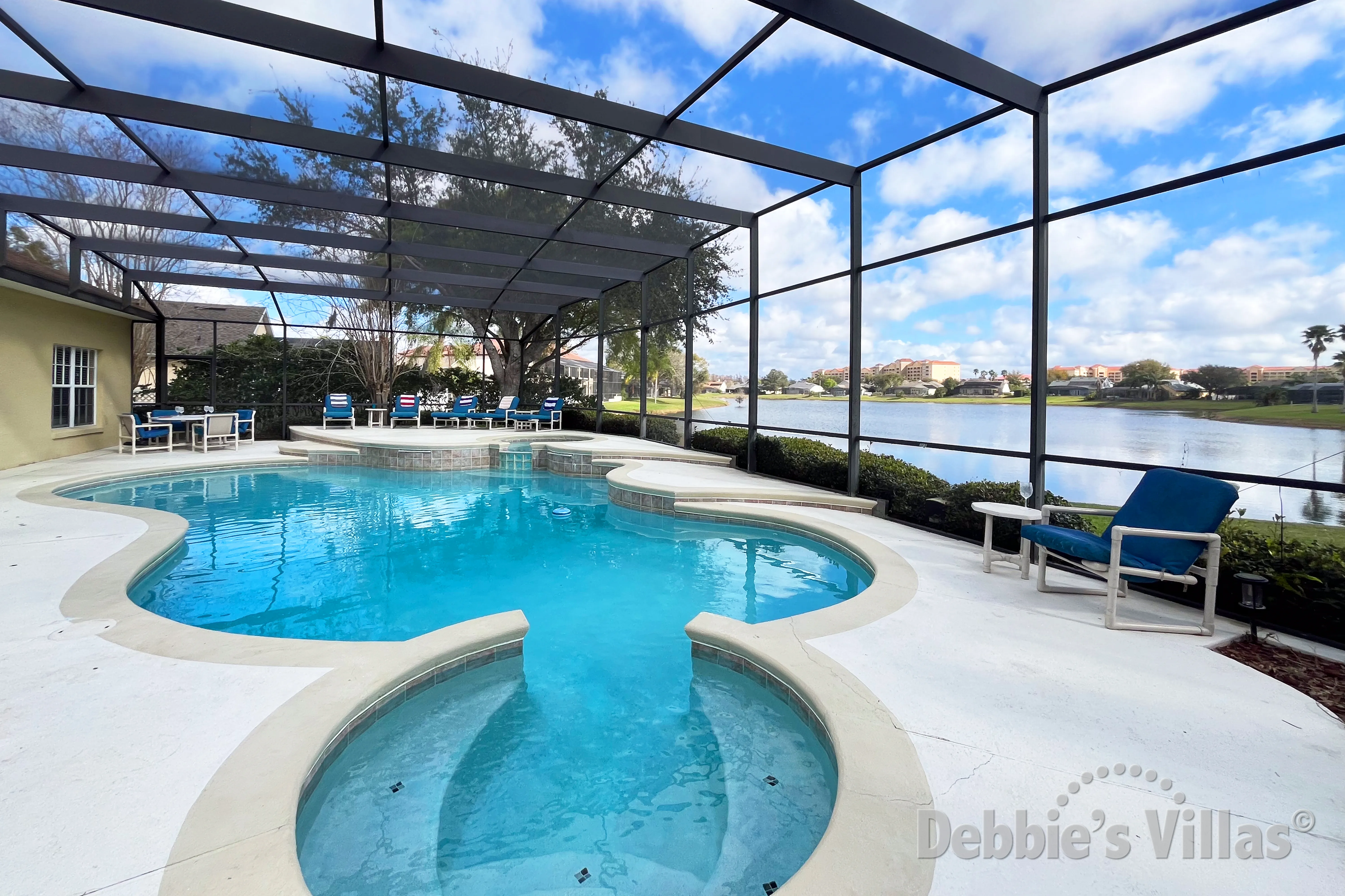 Recharge your batteries at your very own private pool and spa