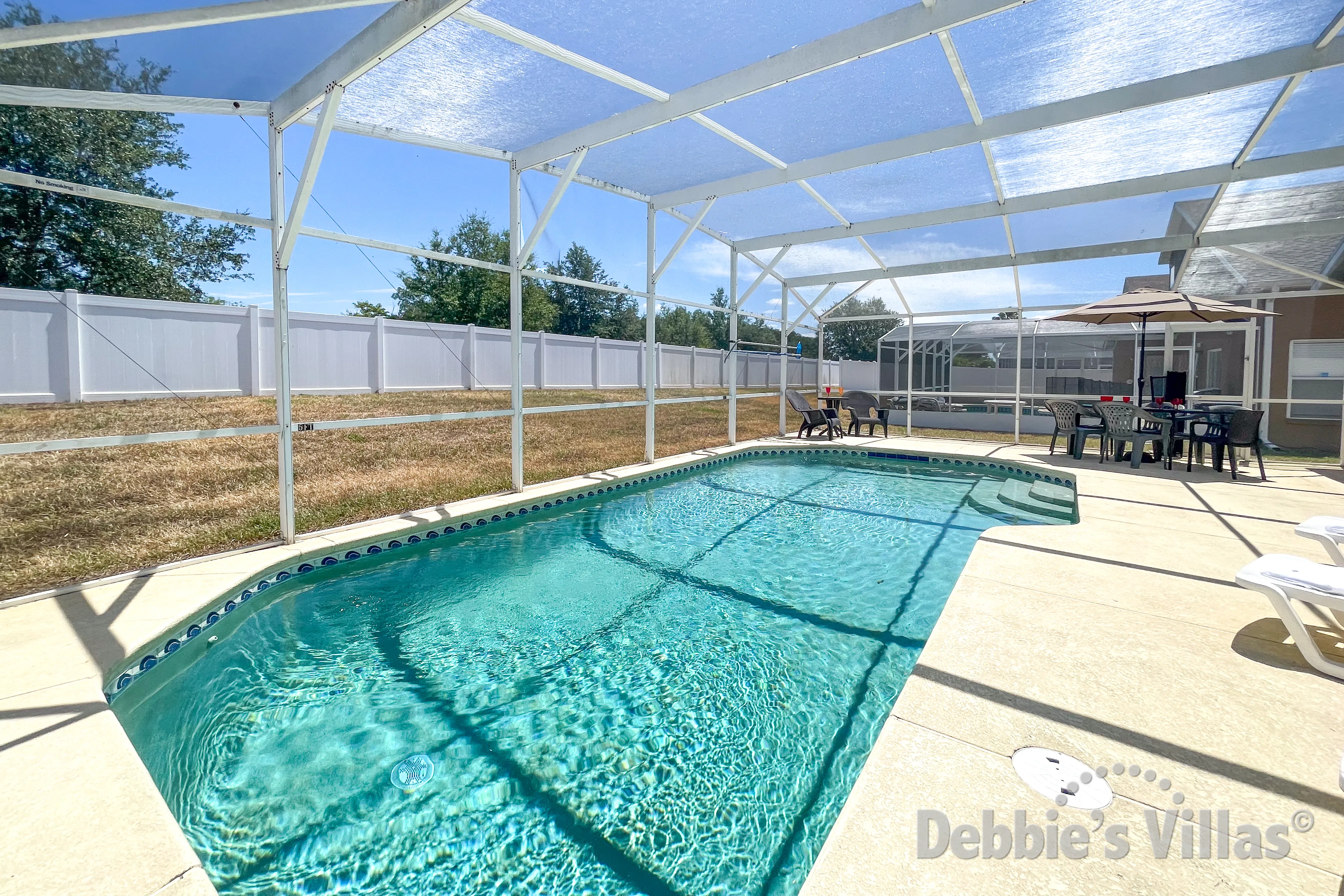 Private pool with no overlooking rear neighbours at this Davenport vacation villa