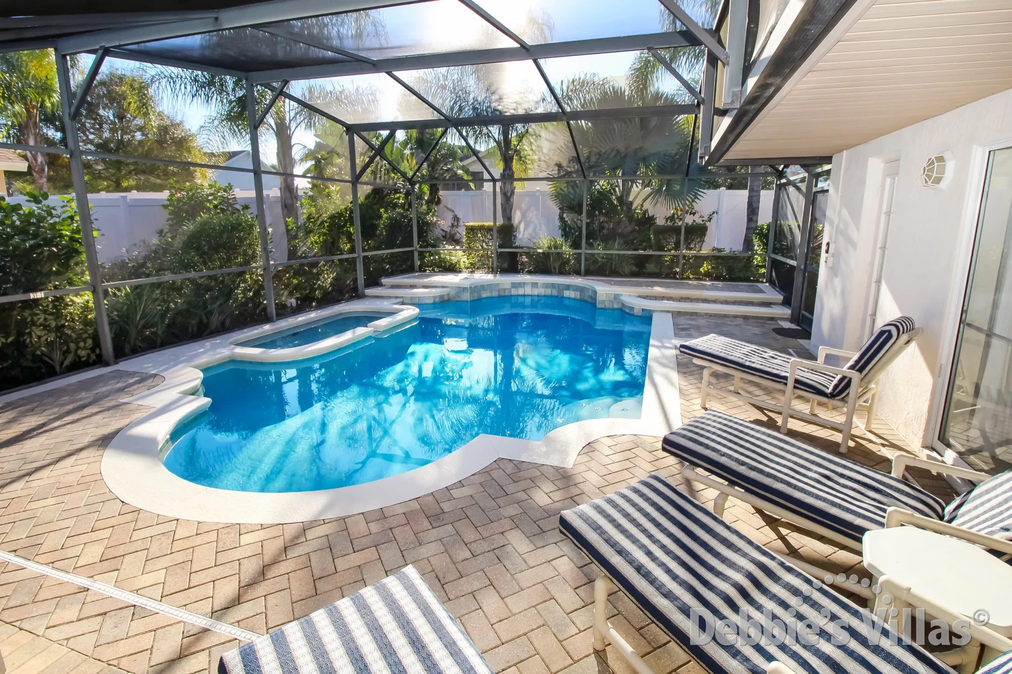 Orange Tree villa with a private pool and spa