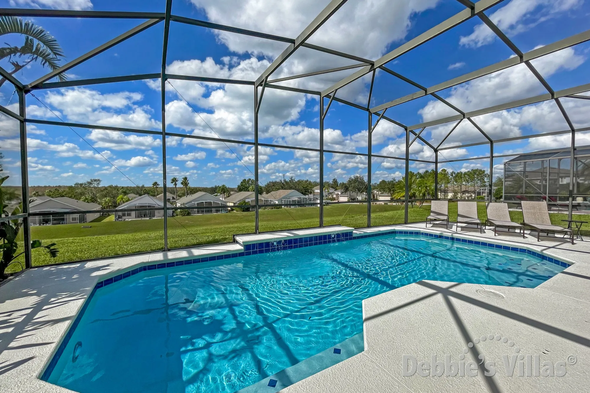 Highlands Reserve villa with a large west-facing  private pool