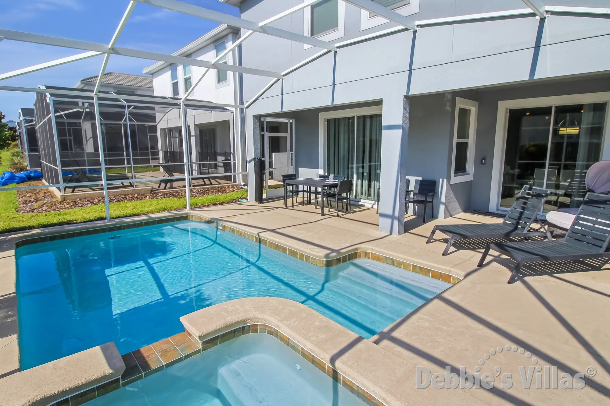 ChampionsGate villa with a private pool and spa