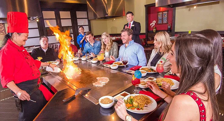 Taste some unique teppanyaki cooking at Kobe Steakhouse