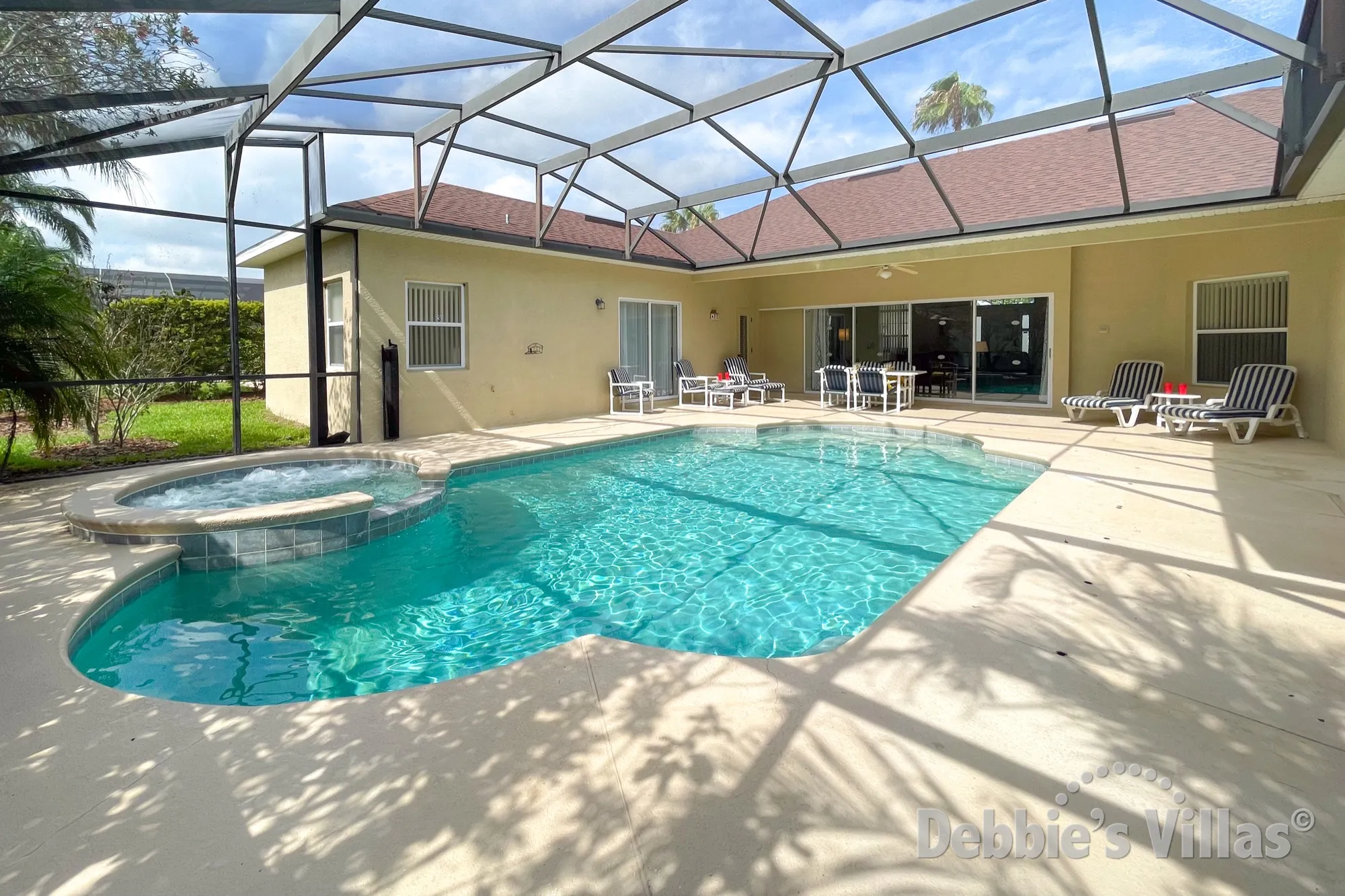 West Haven vacation villa with a private pool and spa