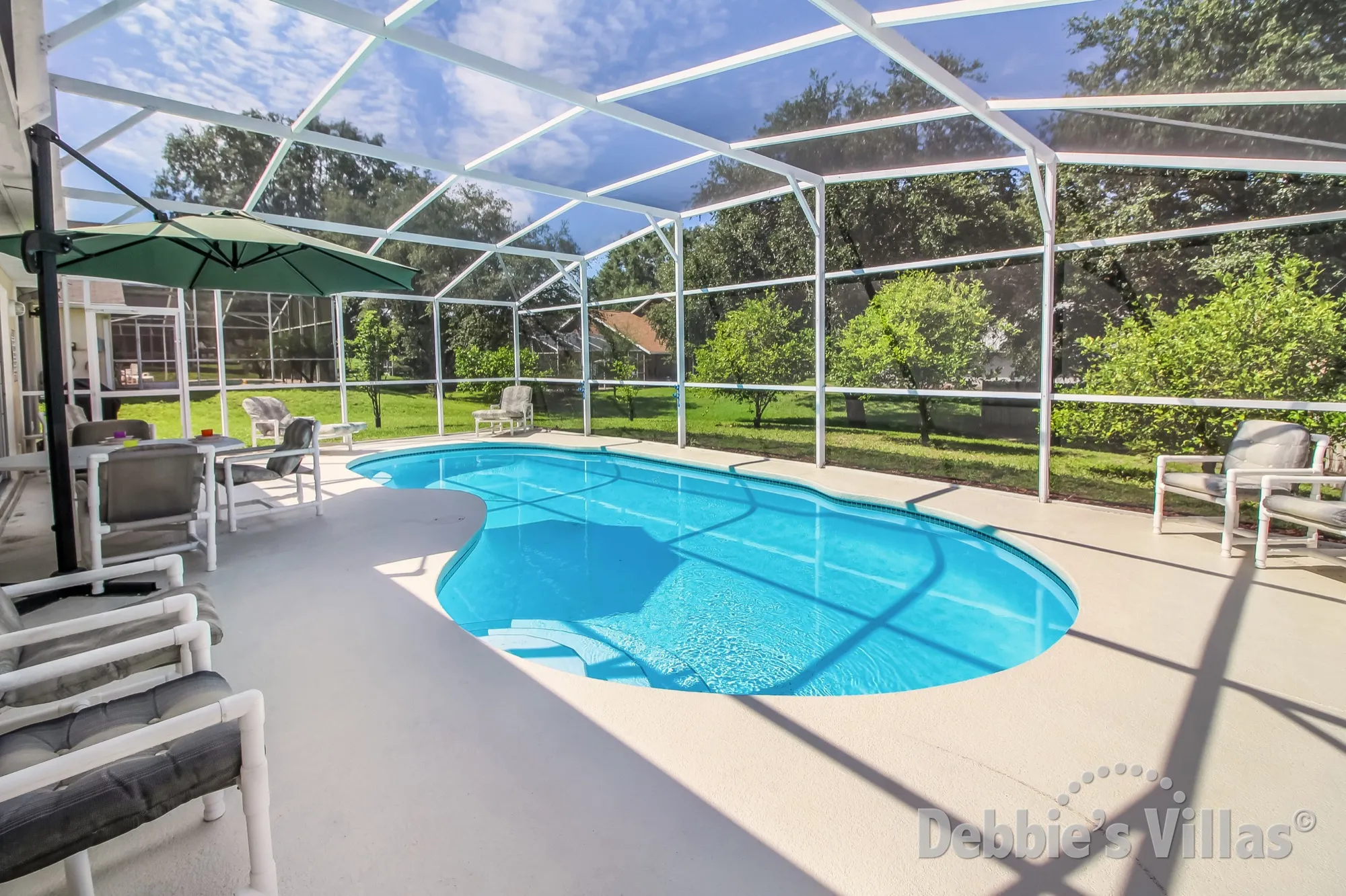 Southwest-facing private pool on Davenport community of Westridge