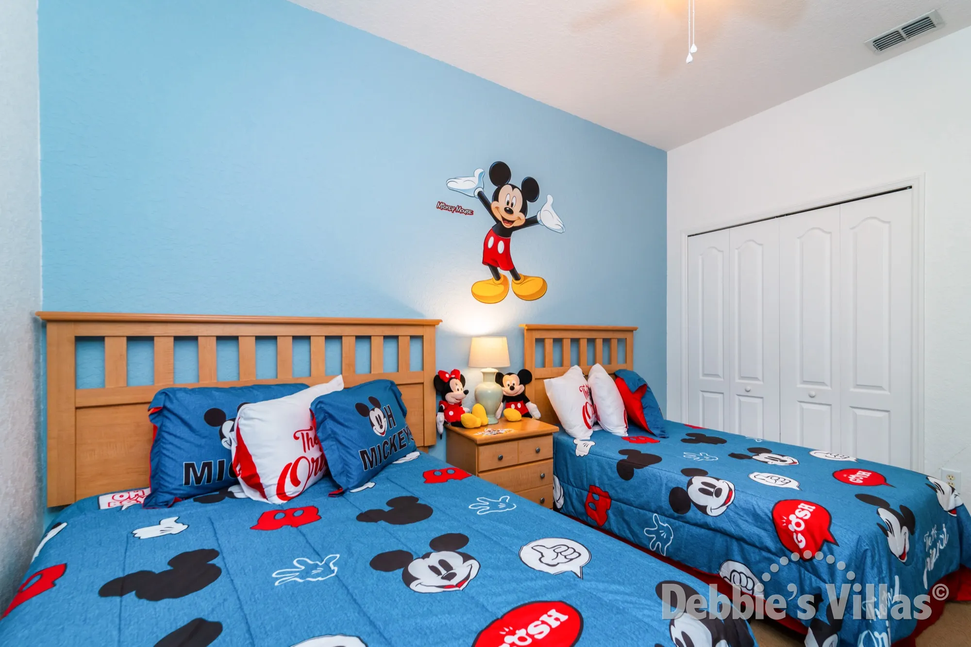 Bedroom 3 with 1 Double bed and 1 Single bed