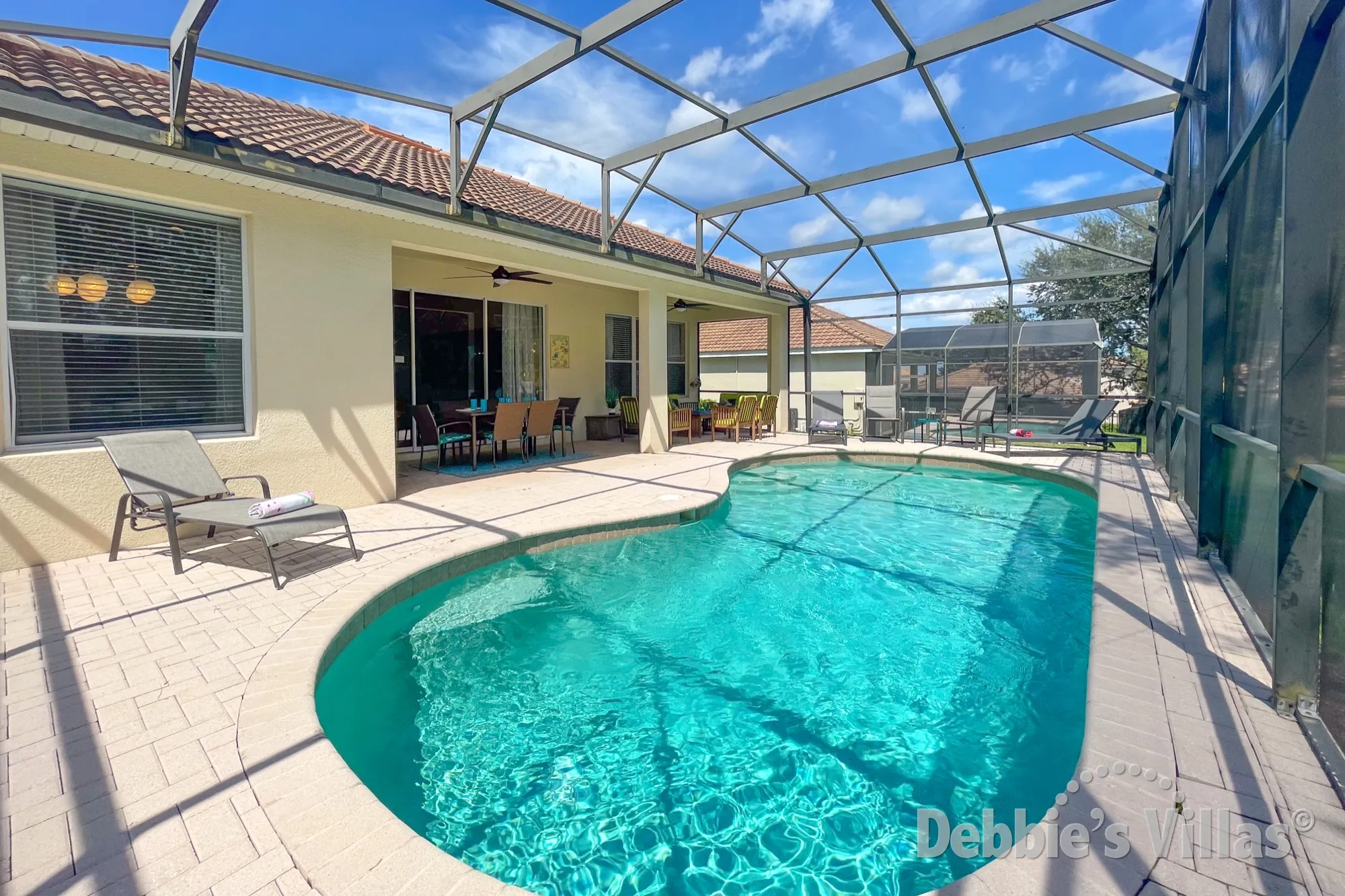 Make a splash in the sun-drenched pool at this Windsor Hills vacation villa