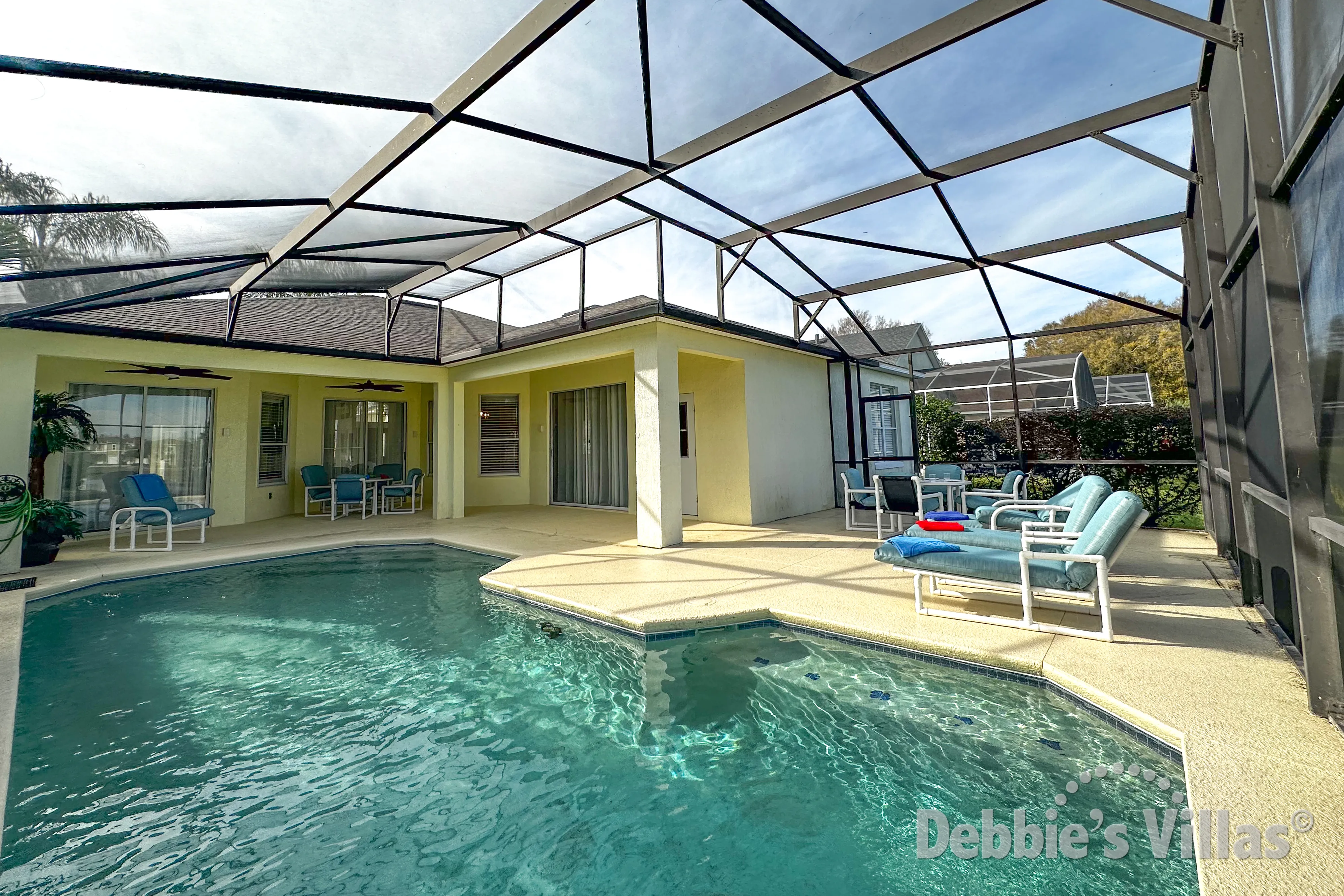 Cool off in your own private pool at this Davenport vacation villa