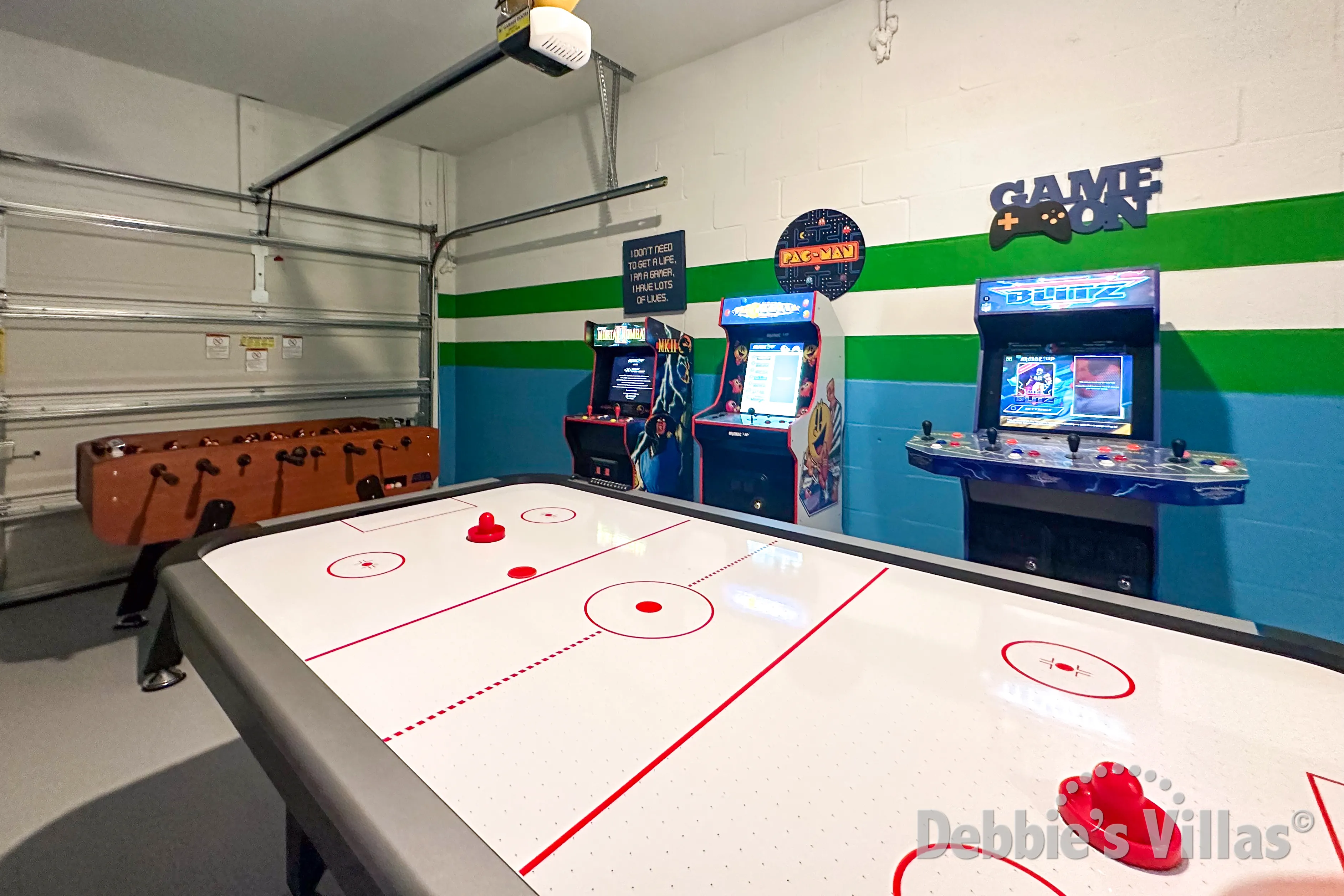 Fun for all the family in the games room of this ChampionsGate vacation villa