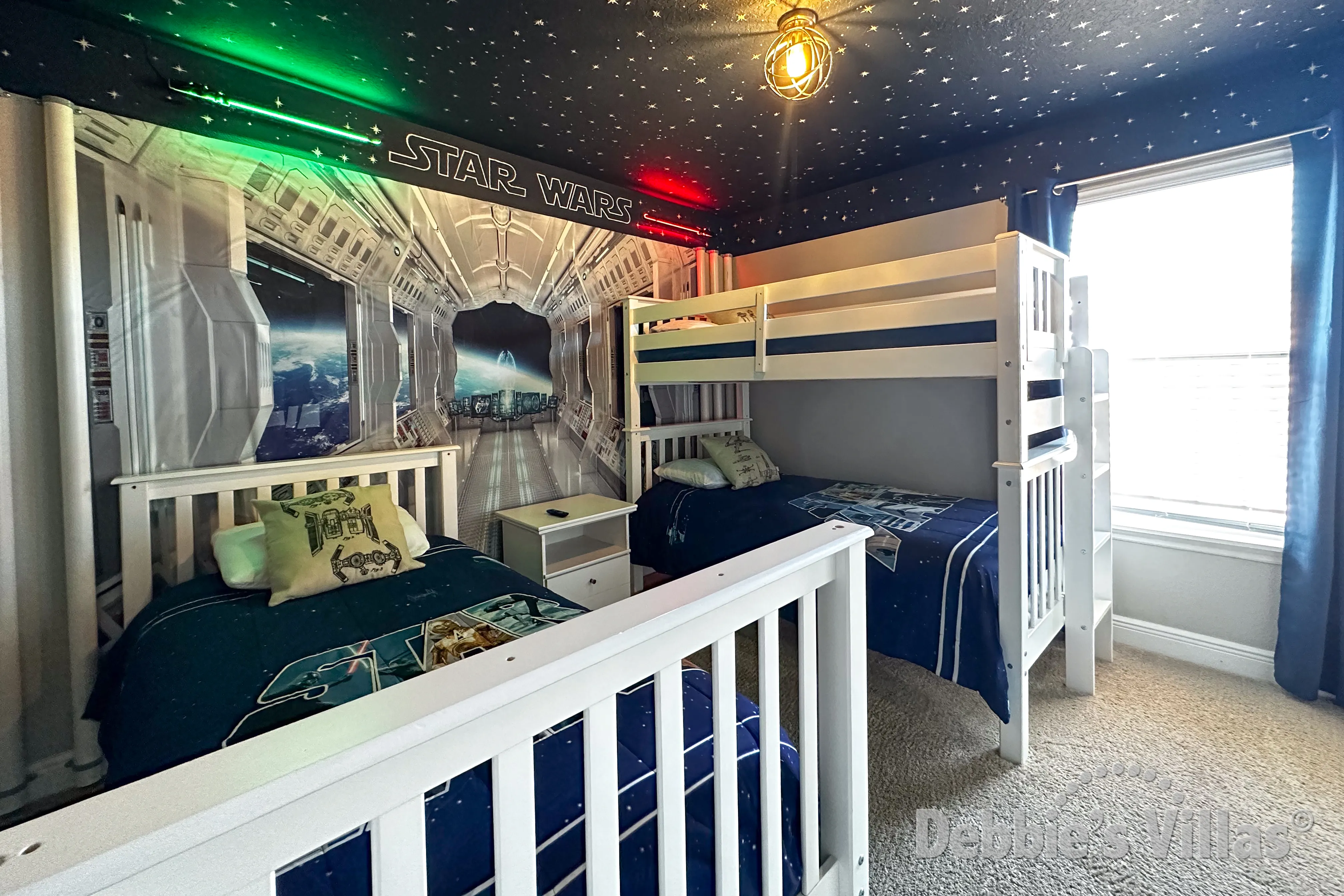 Star Wars-theme in Bedroom 5 with Bunk beds and a Single bed