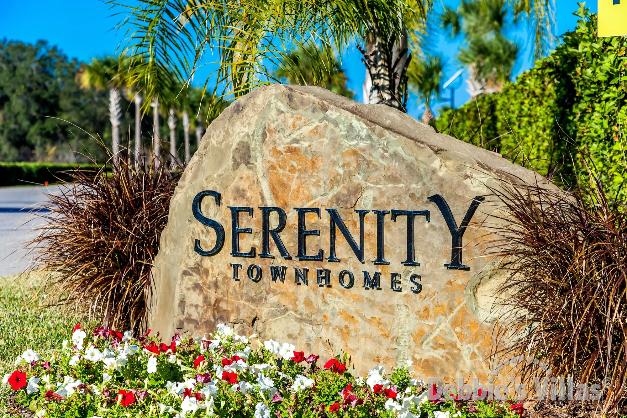 Stunning entrance to Serenity Townhomes