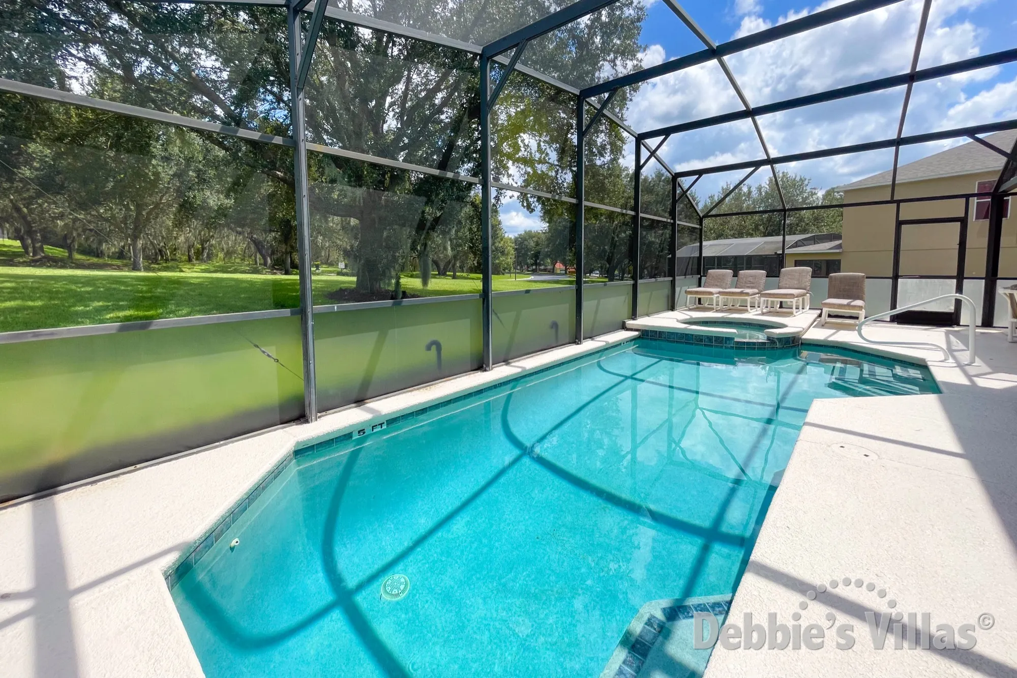 Soak up the scenic view from the sun-drenched pool and spa deck