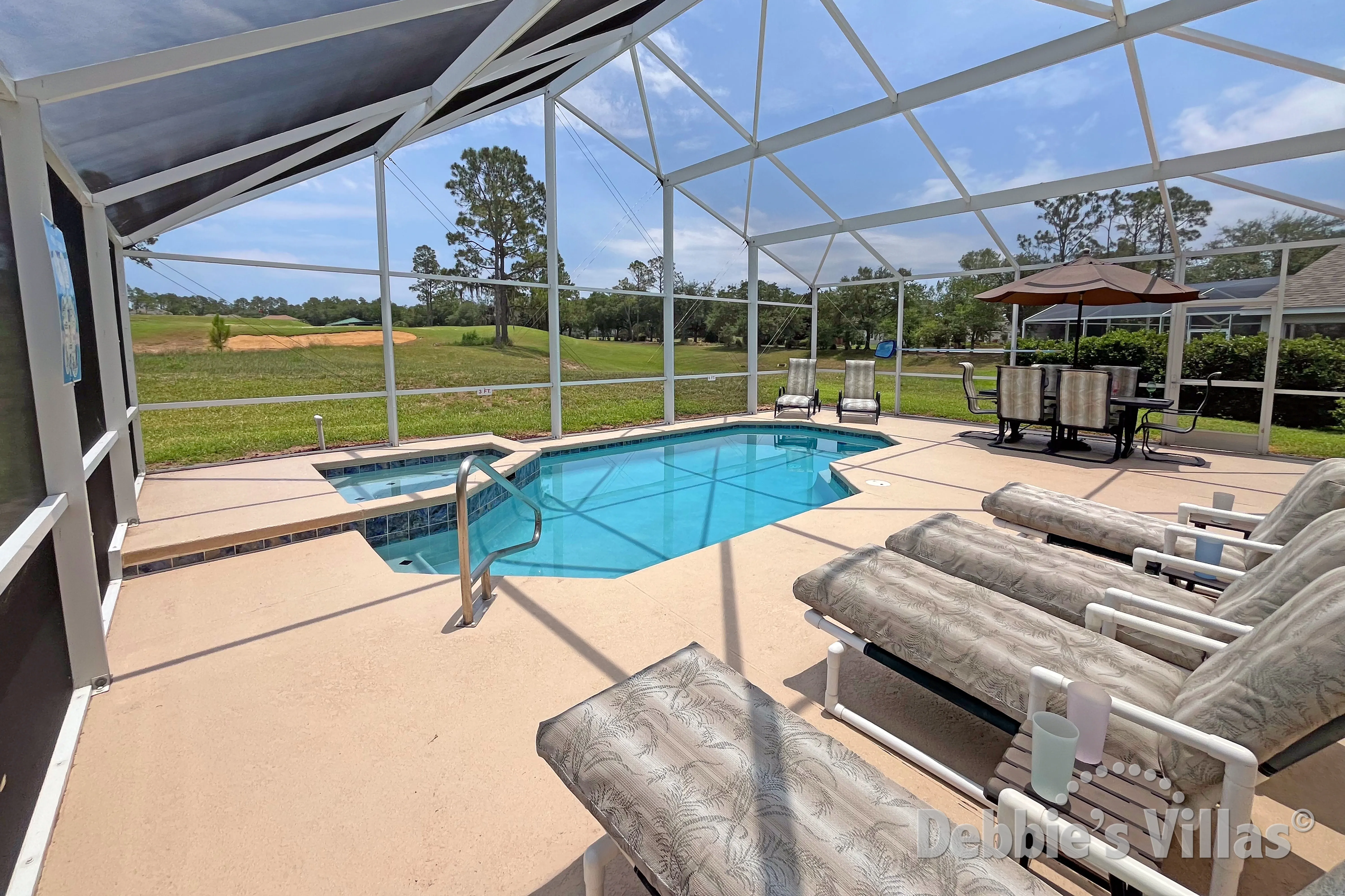 The perfect spot to lay back with a book and top up your tan in the Orlando sunshine