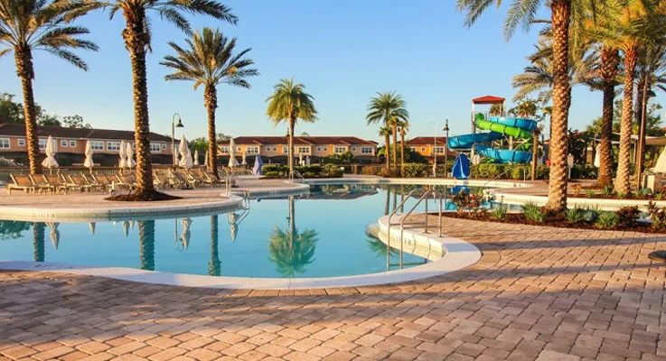 A peaceful community away from the bustling parks