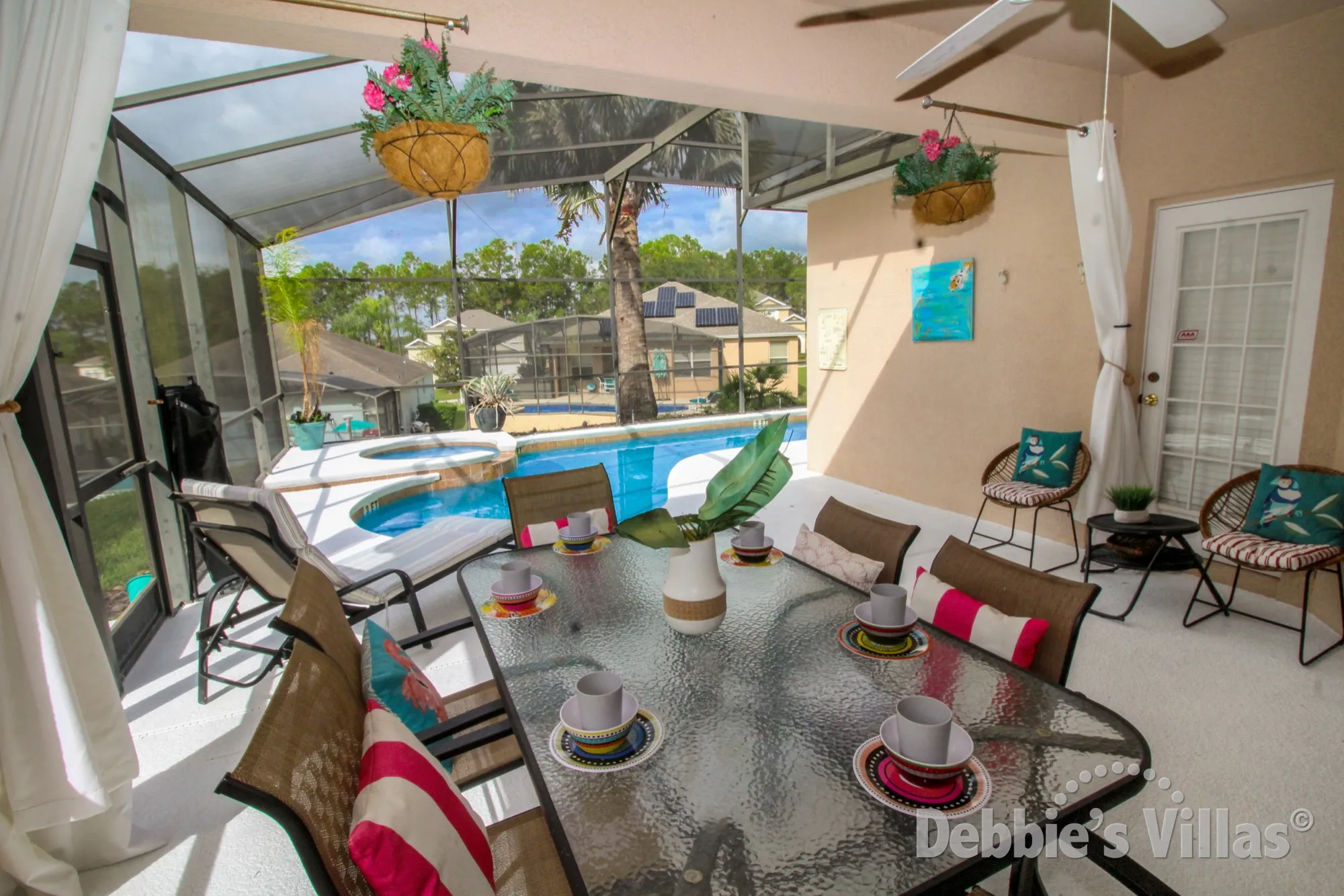 Enjoy snacks and drinks by the pool