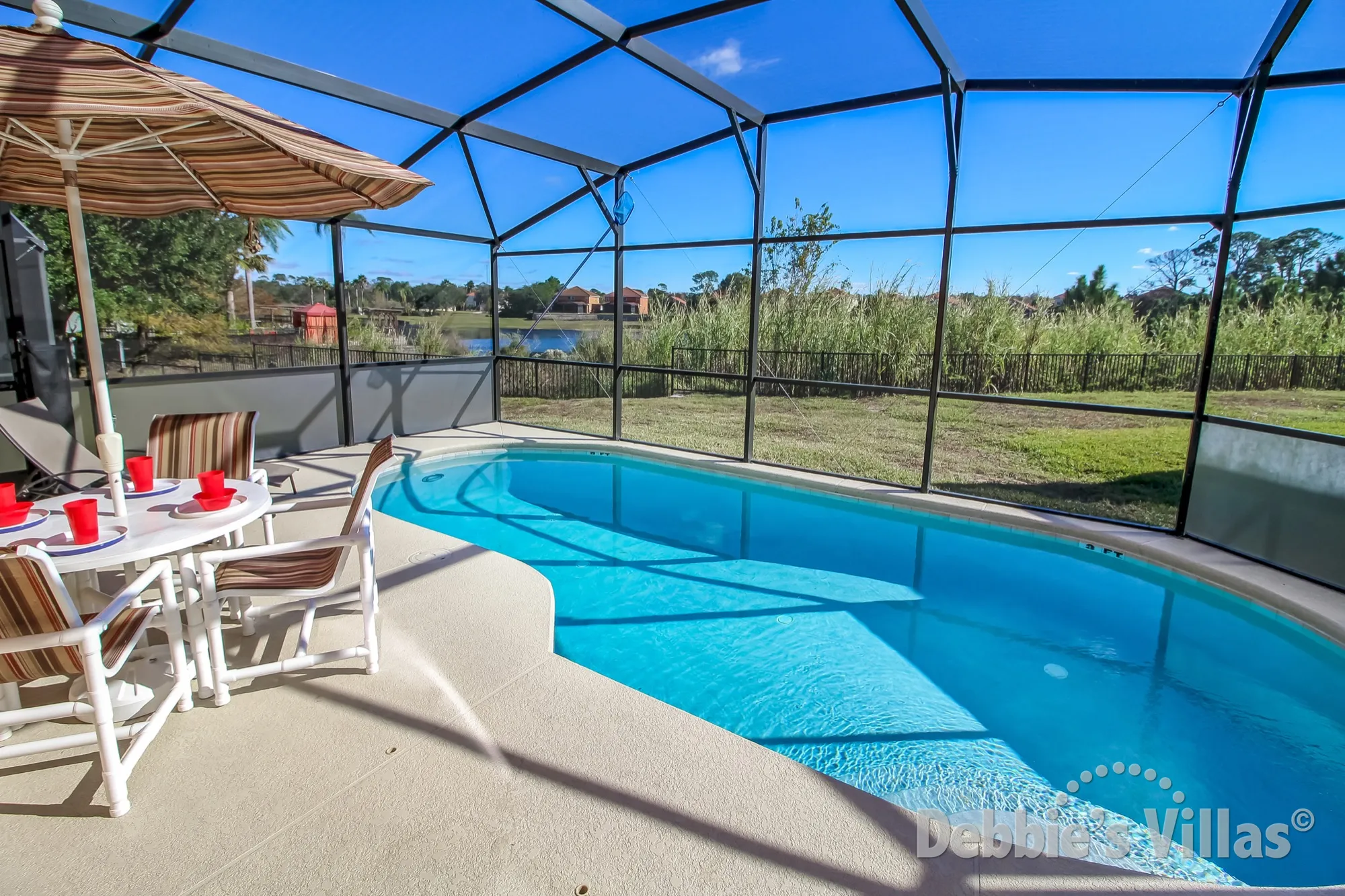 West-facing private pool on the gated Davenport community of Aviana