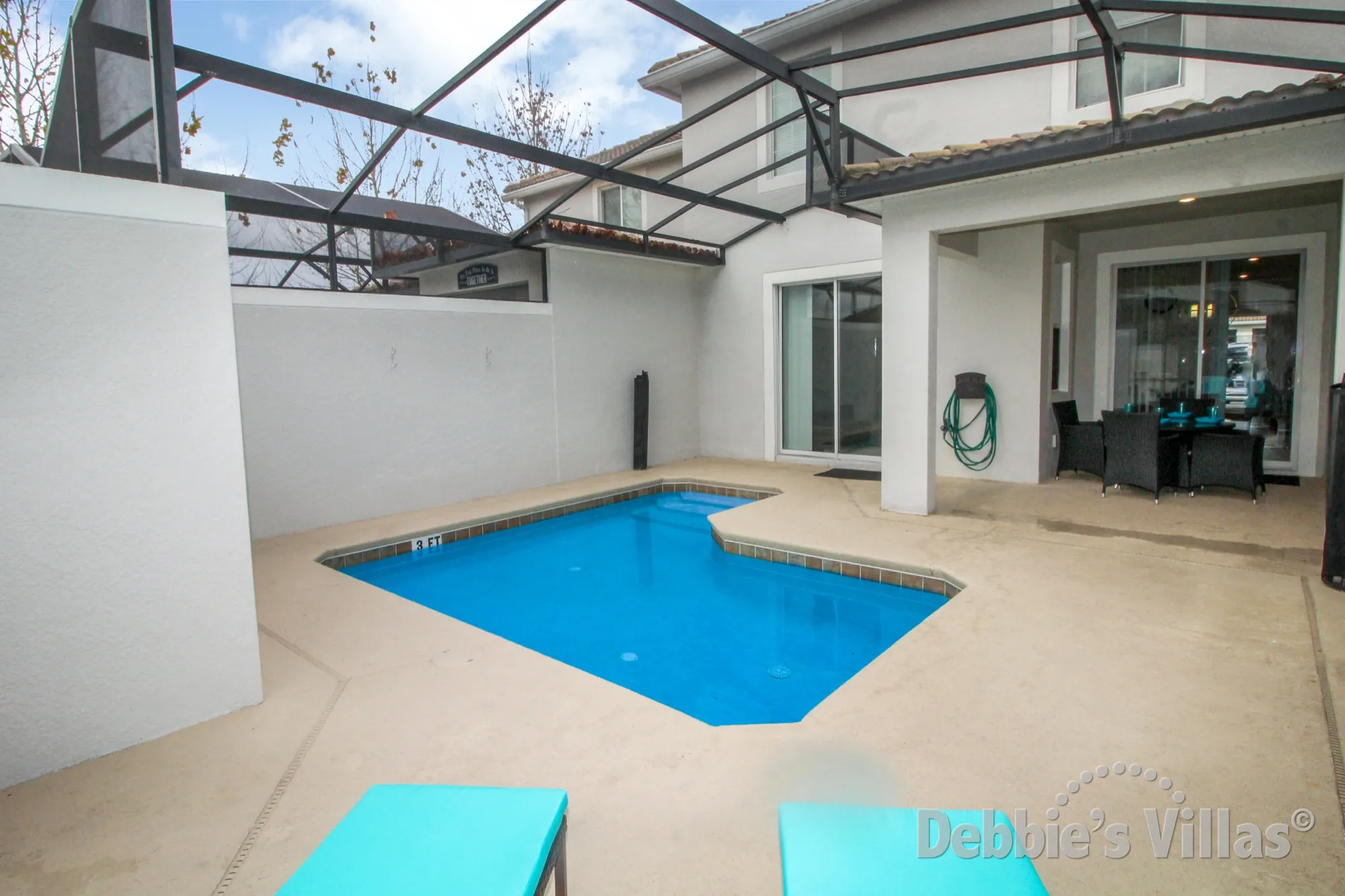 Great privacy around your pool