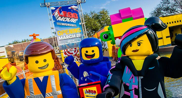 THE LEGO MOVIE WORLD will open on 27th March!