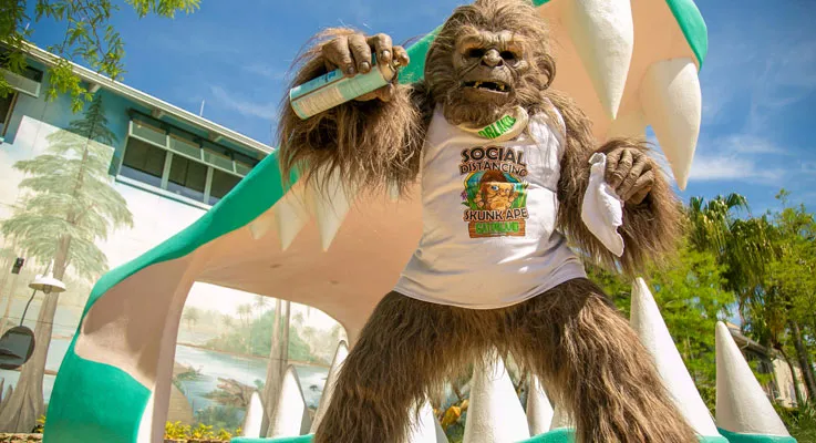Practice Social Distancing with Gatorland’s Skunk Ape