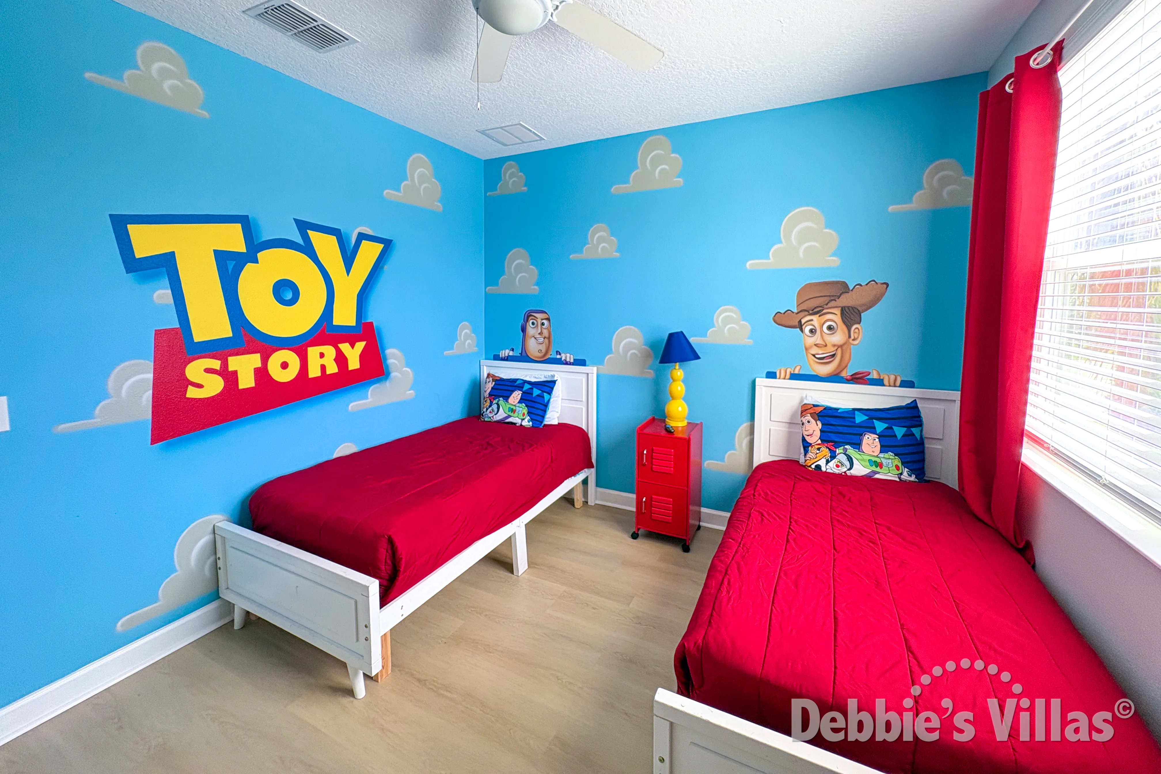 Toy Story-themed Bedroom 4 has Twin beds 