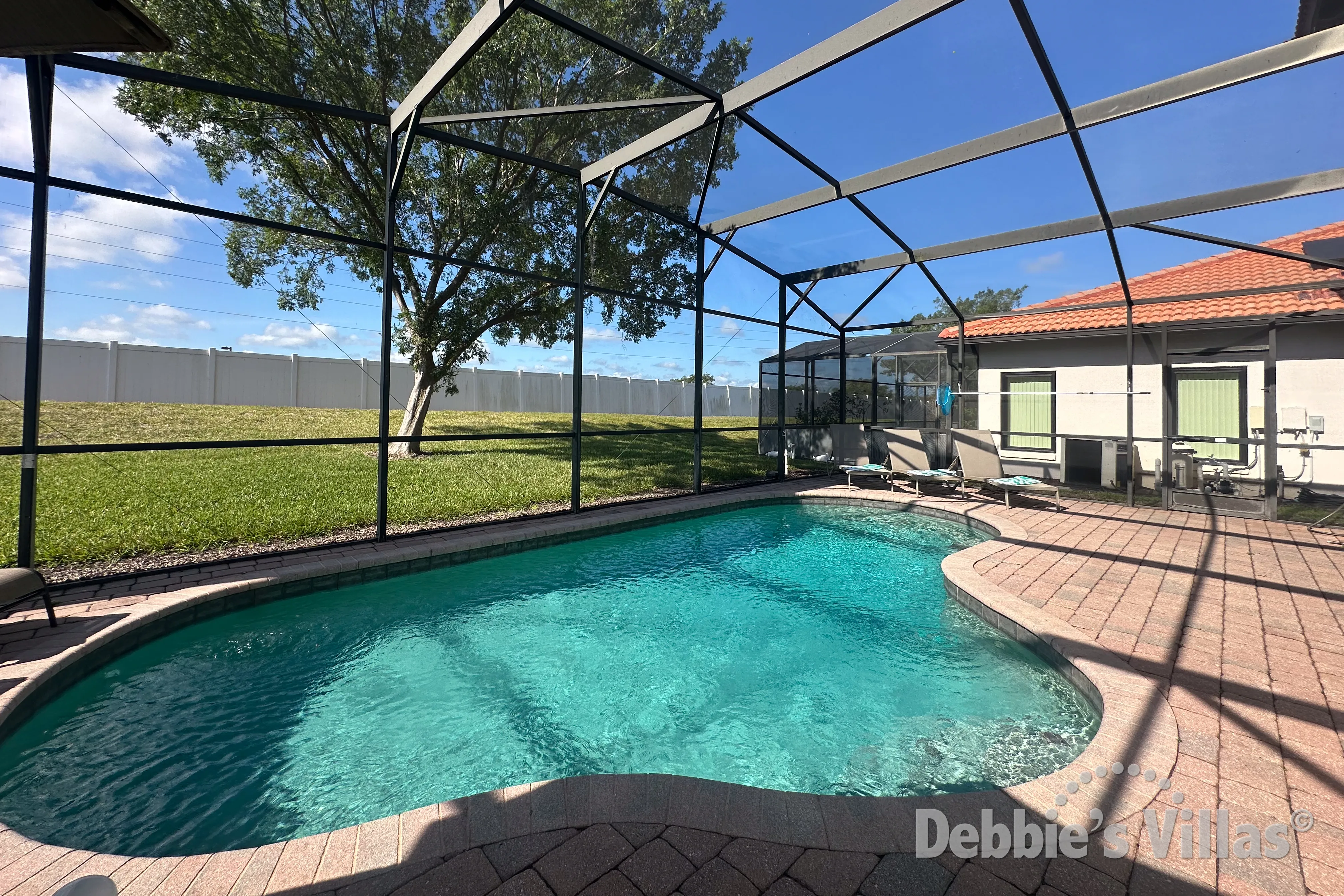 Relax and unwind in the Orlando sunshine at the south-facing pool