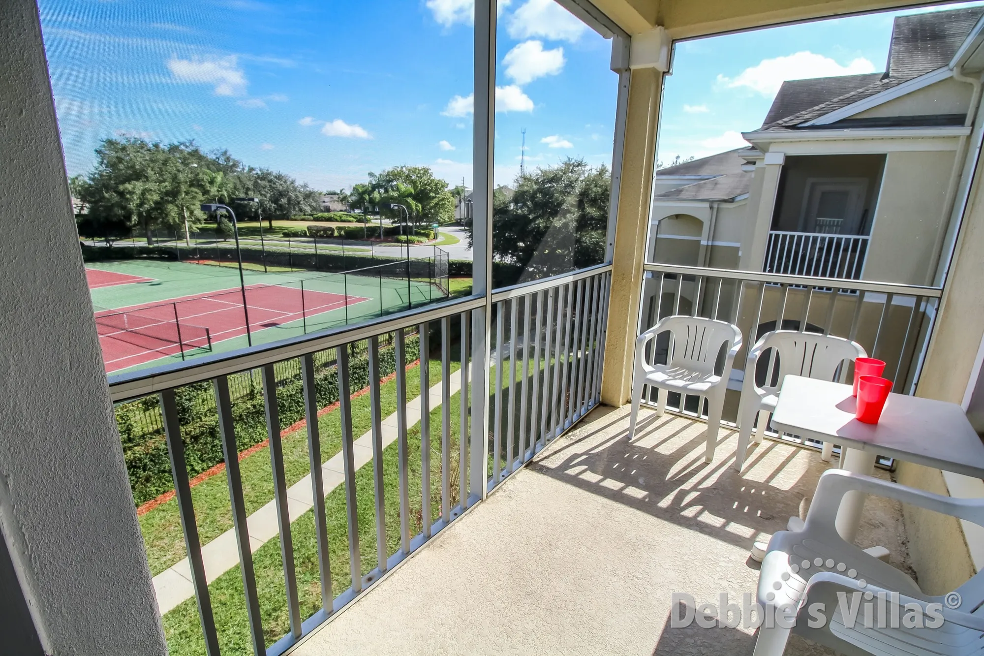 Balcony on the Windsor Palms apartment