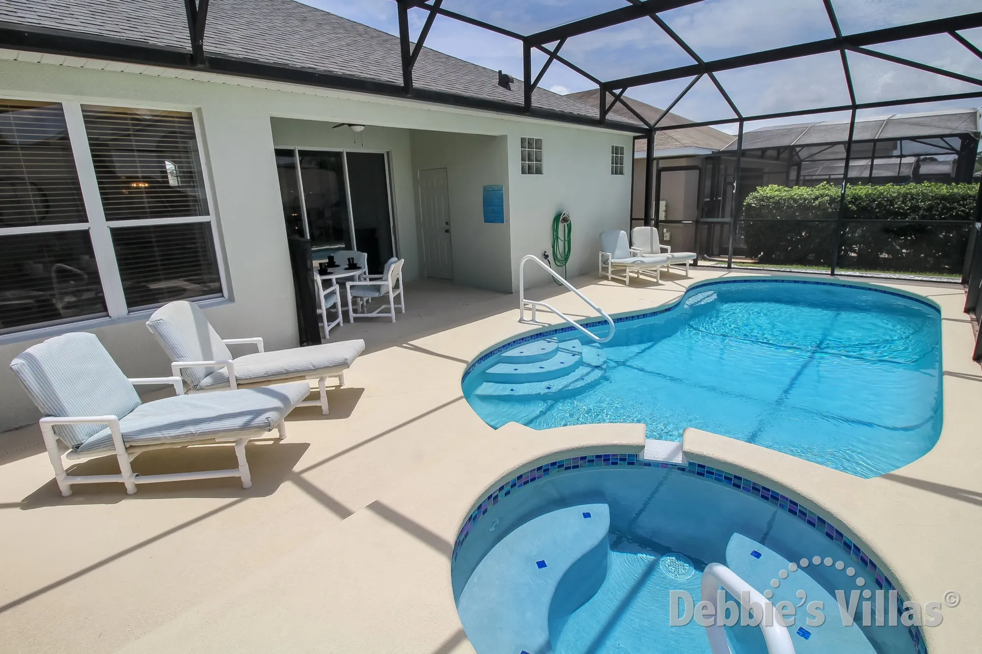 Windsor Palms villa with a private west-facing pool and spa